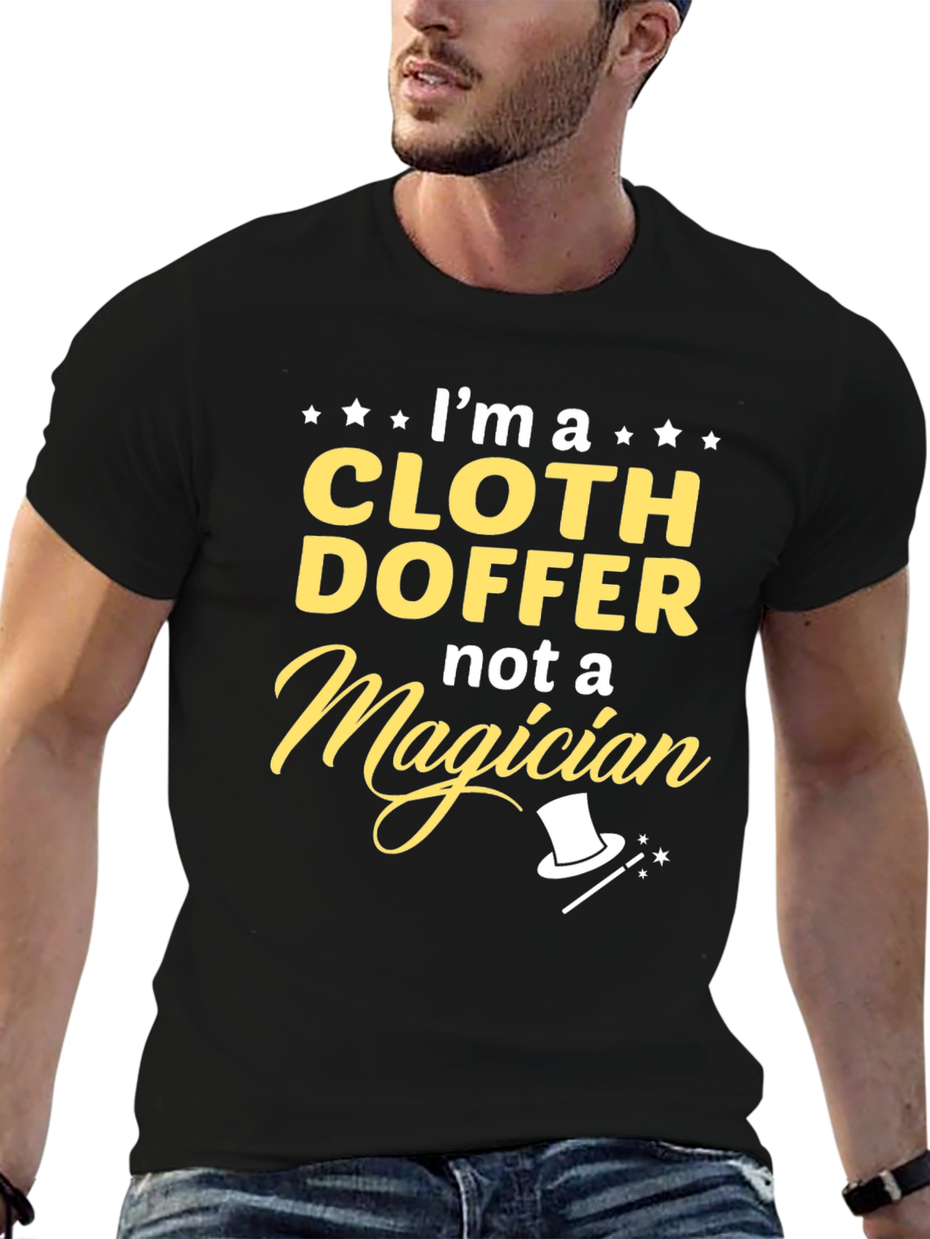 Cloth Doffer T-Shirt - Funny Profession Tee