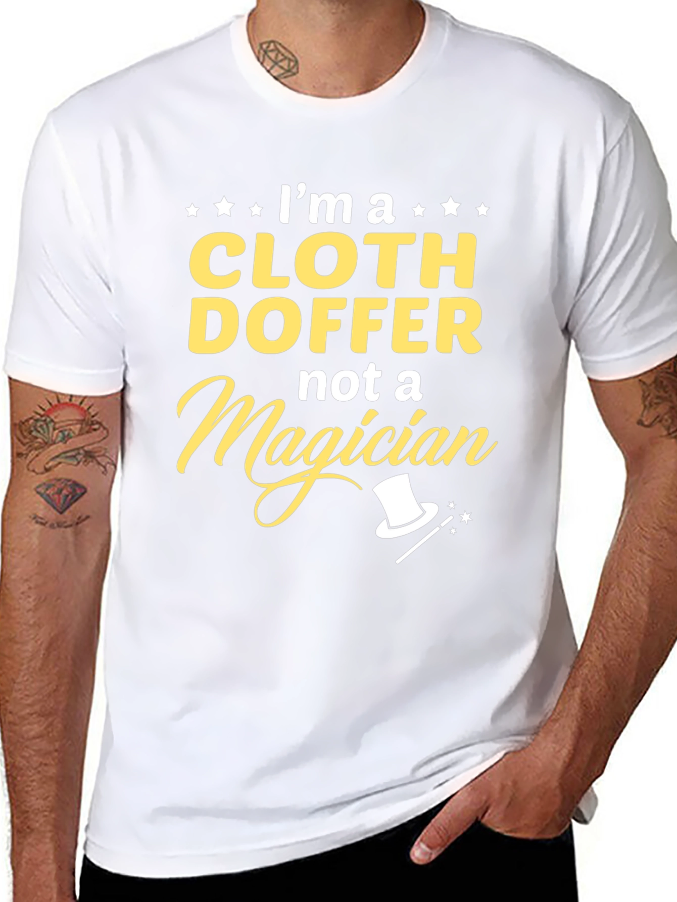 Cloth Doffer T-Shirt - Funny Profession Tee