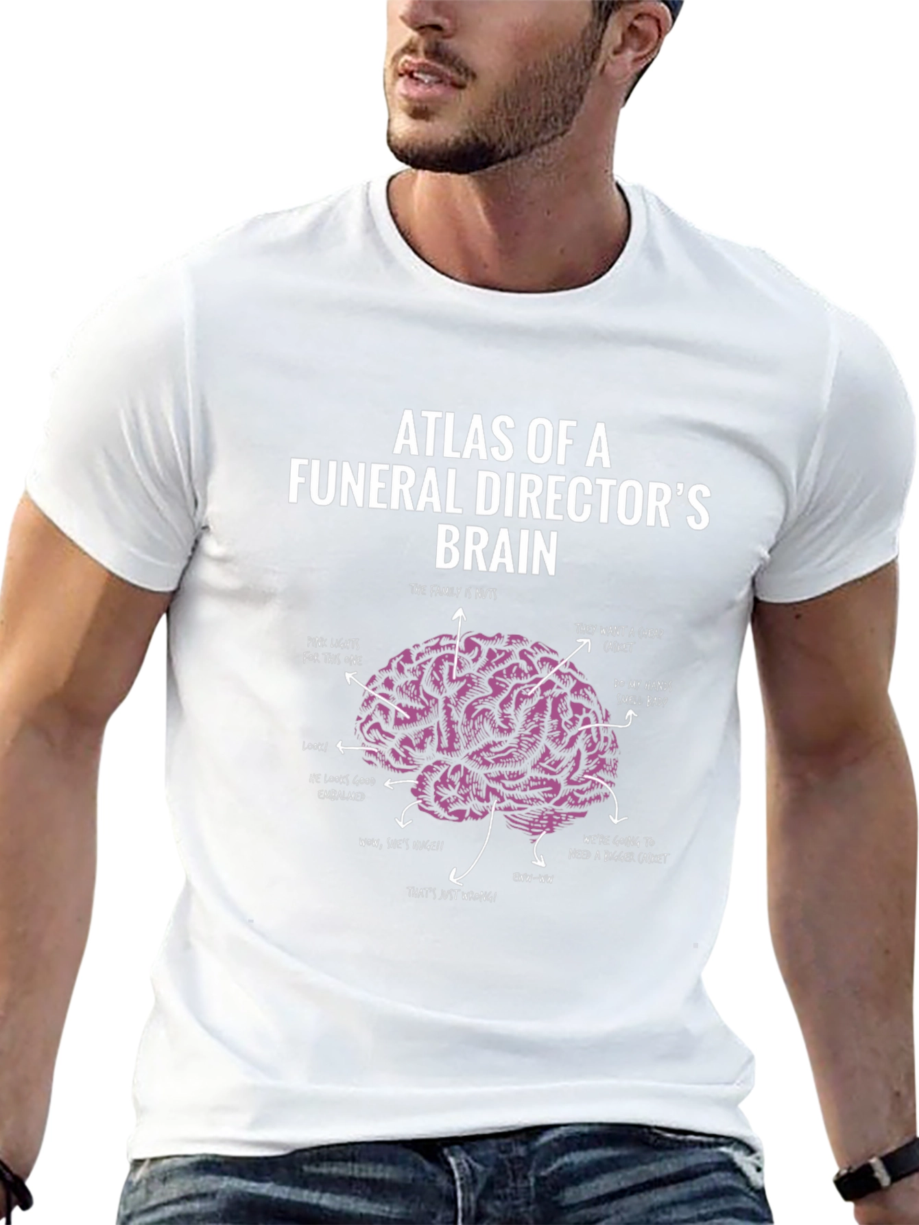 Funeral Director Brain T-Shirt