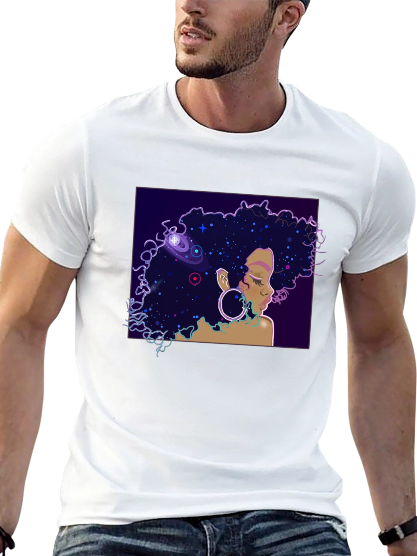Cosmic Queen Black T-Shirt