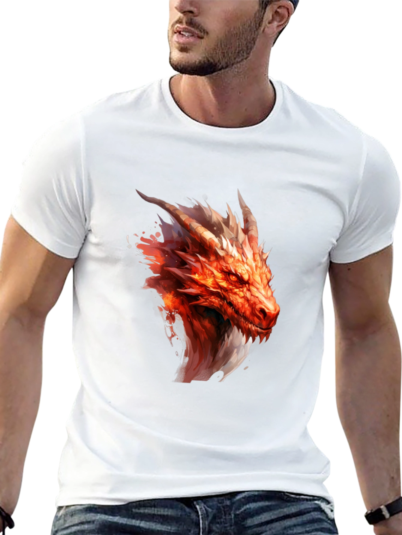 Dragon Graphic Black T-Shirt