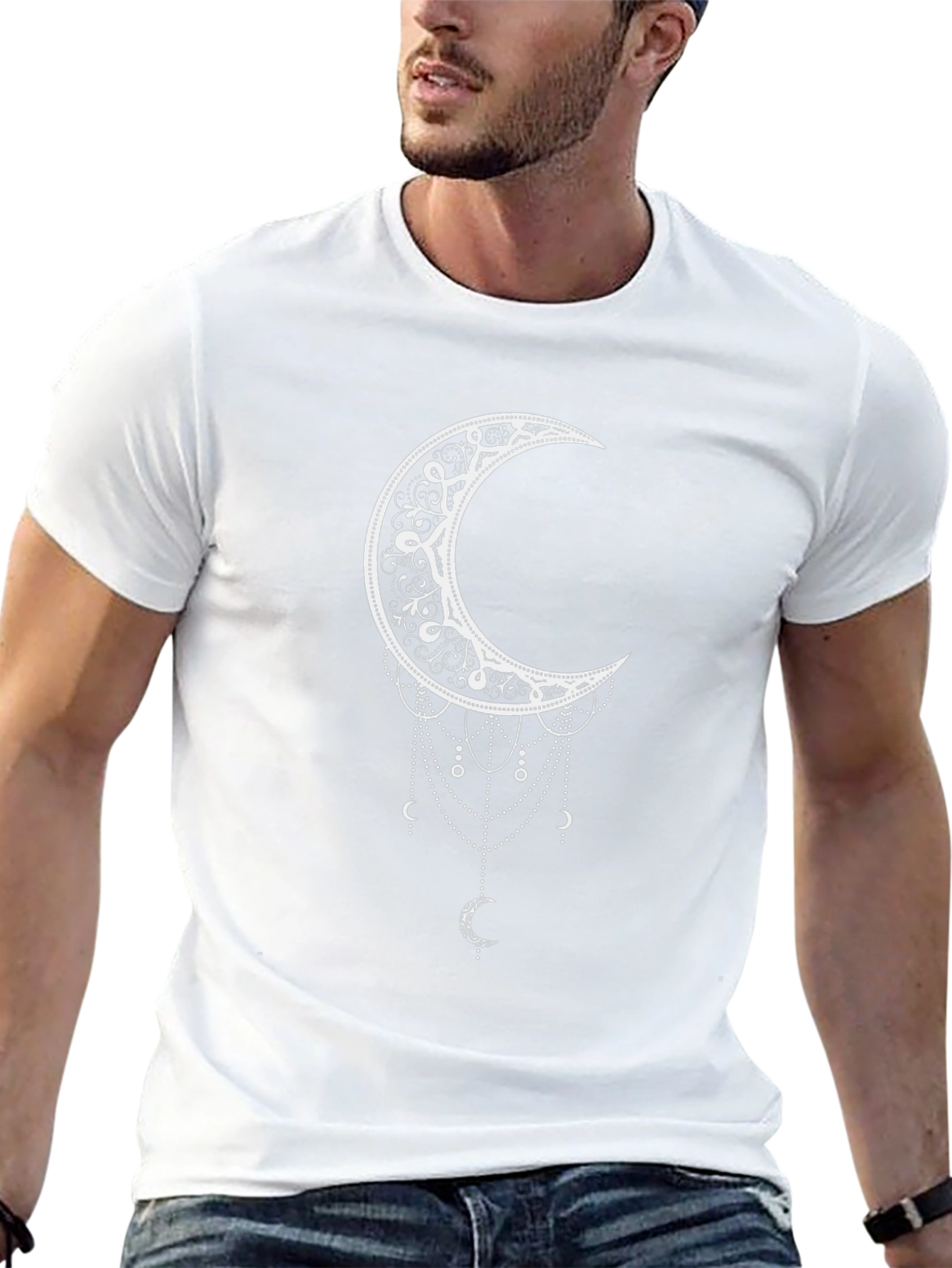 Crescent Moon Graphic T-Shirt