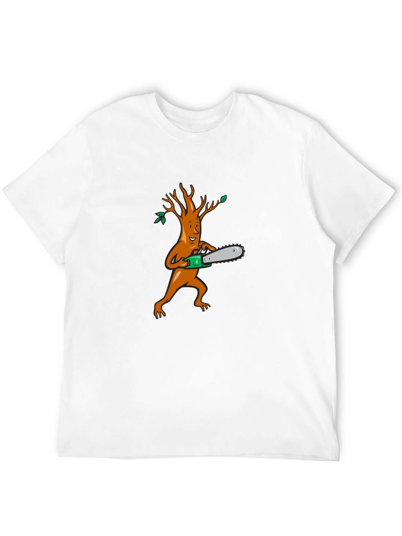 Tree with Chainsaw T-Shirt