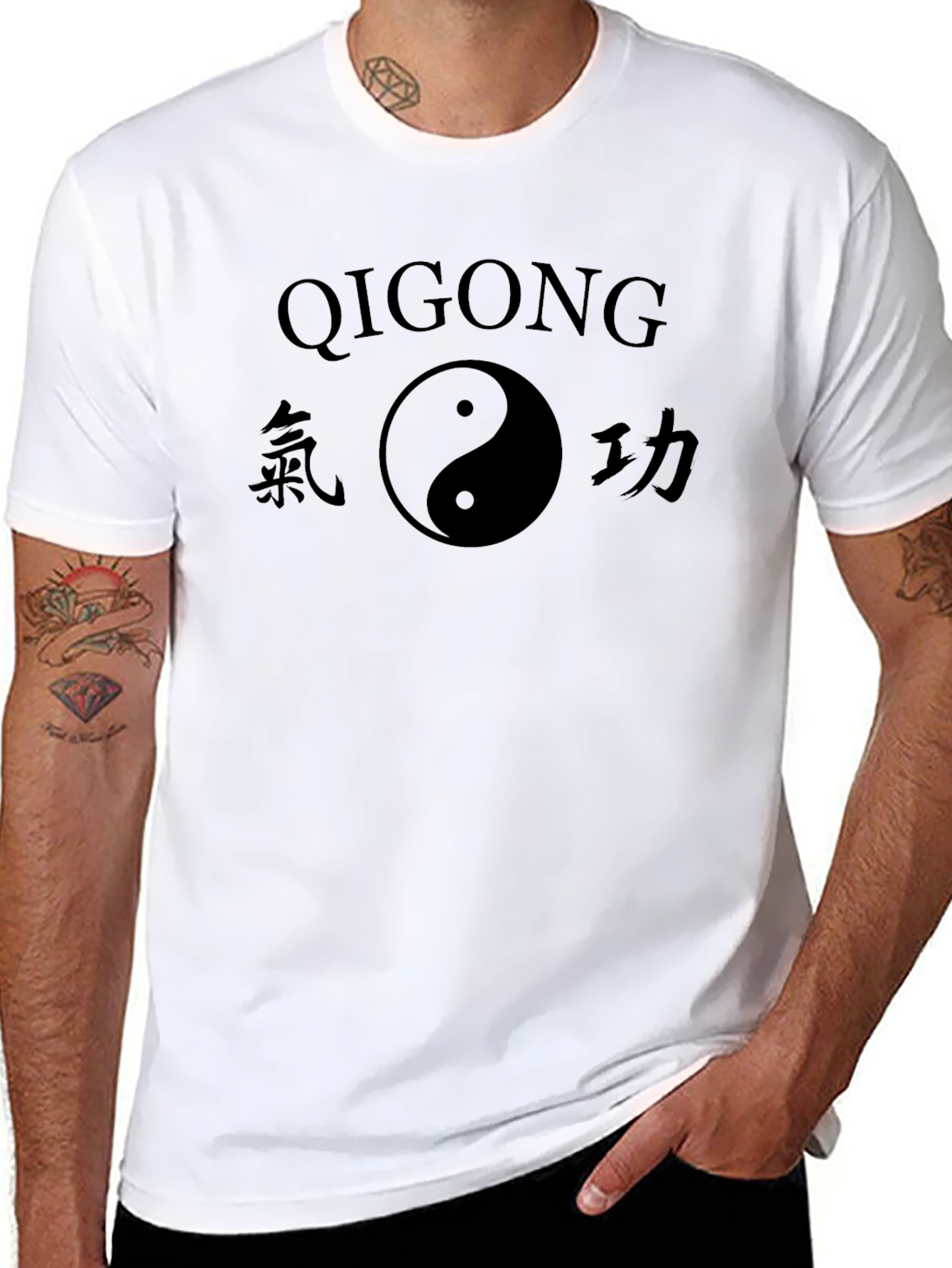 Qigong Yin Yang T-Shirt - Martial Arts Zen Style