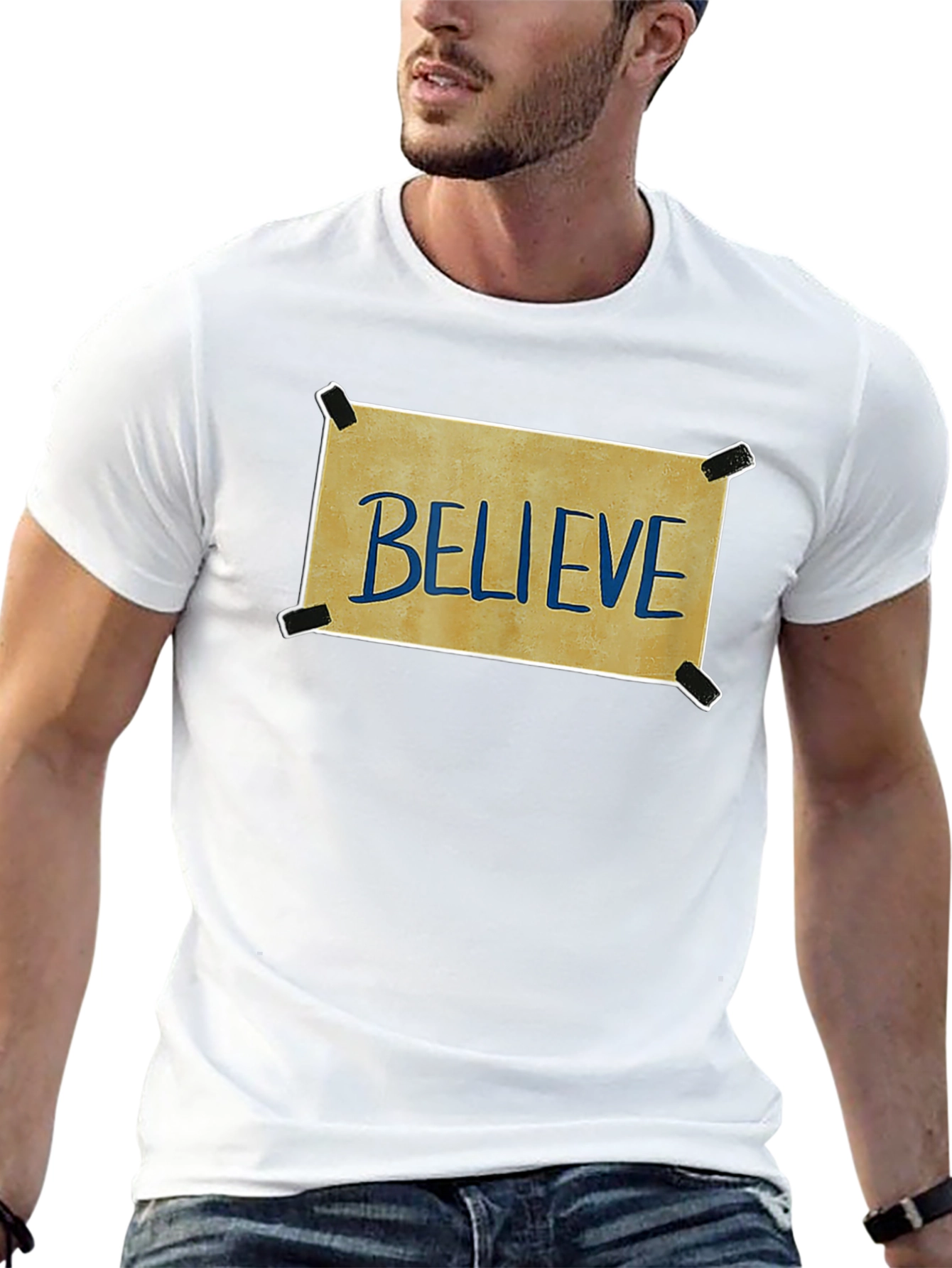 Believe Graphic T-Shirt - Soft Cotton Blend