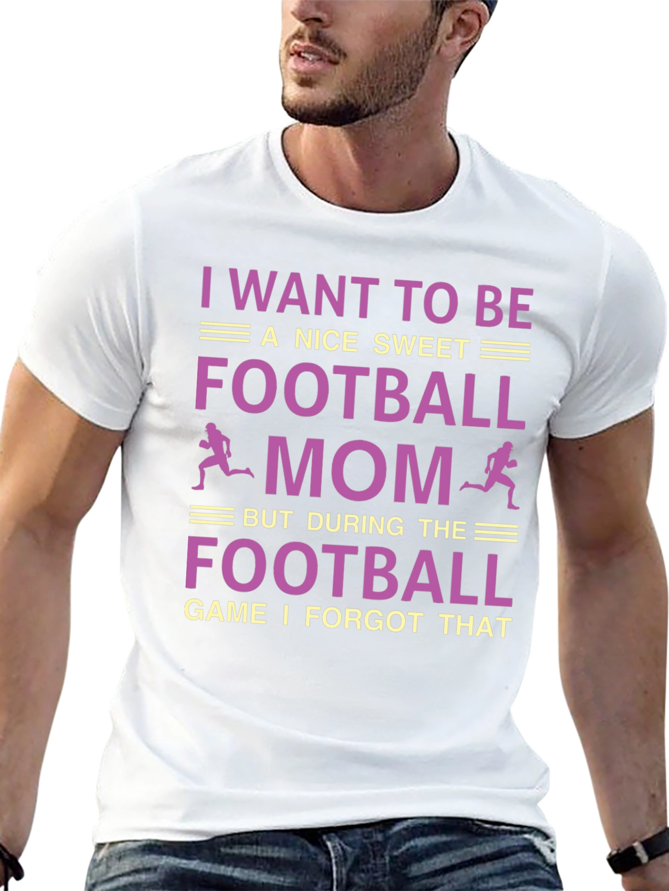 Football Mom T-Shirt - Funny Game Day Apparel