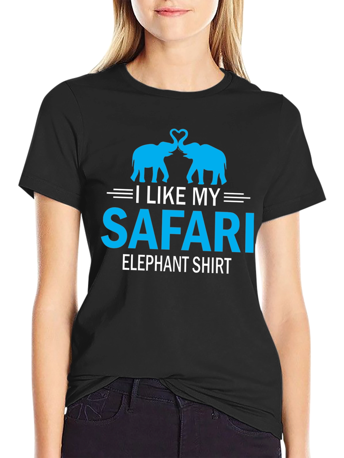 Safari Elephant Shirt - I Like My Elephant Tee