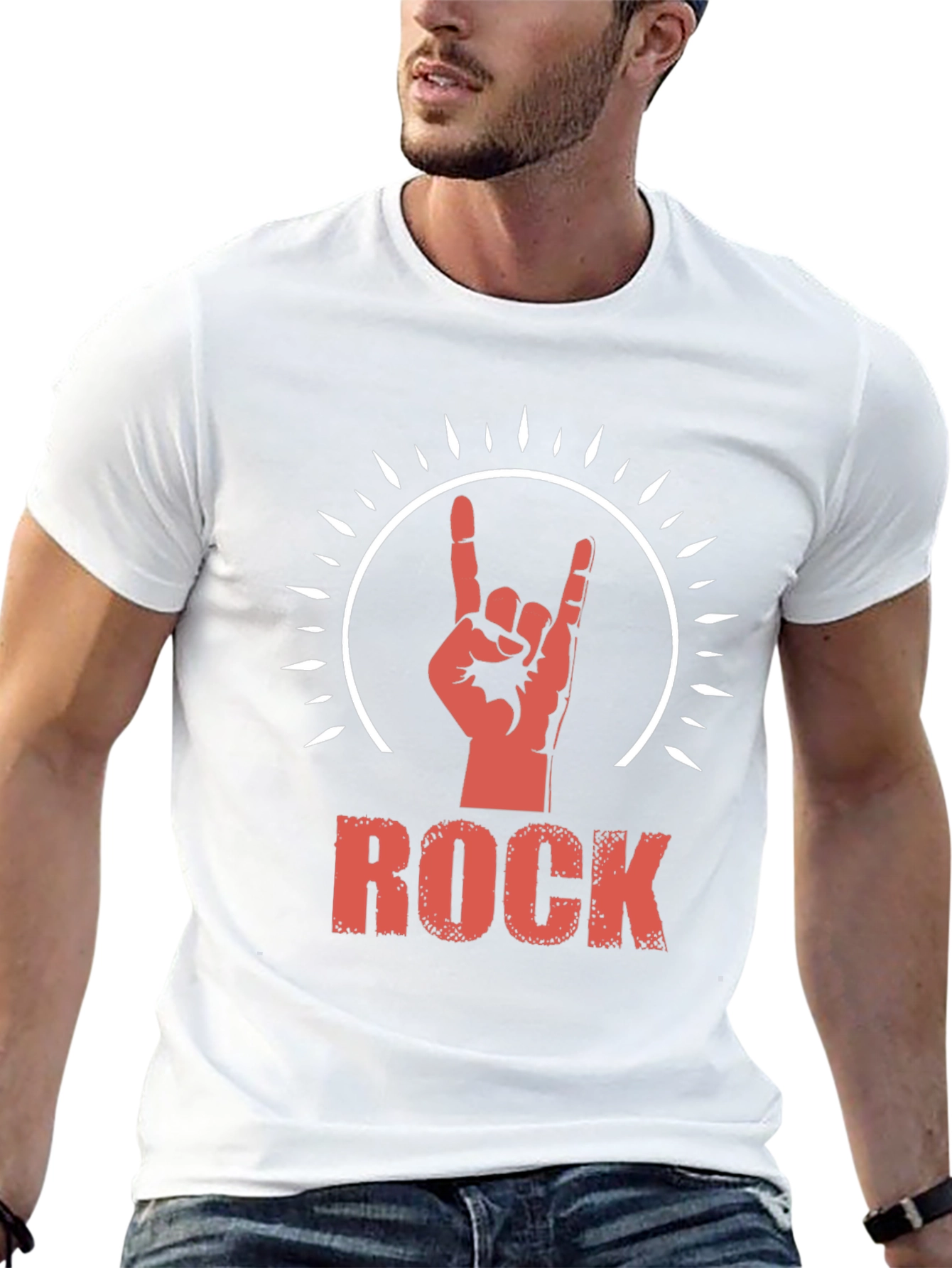 Rock On Graphic Tee - Music Lovers T-Shirt