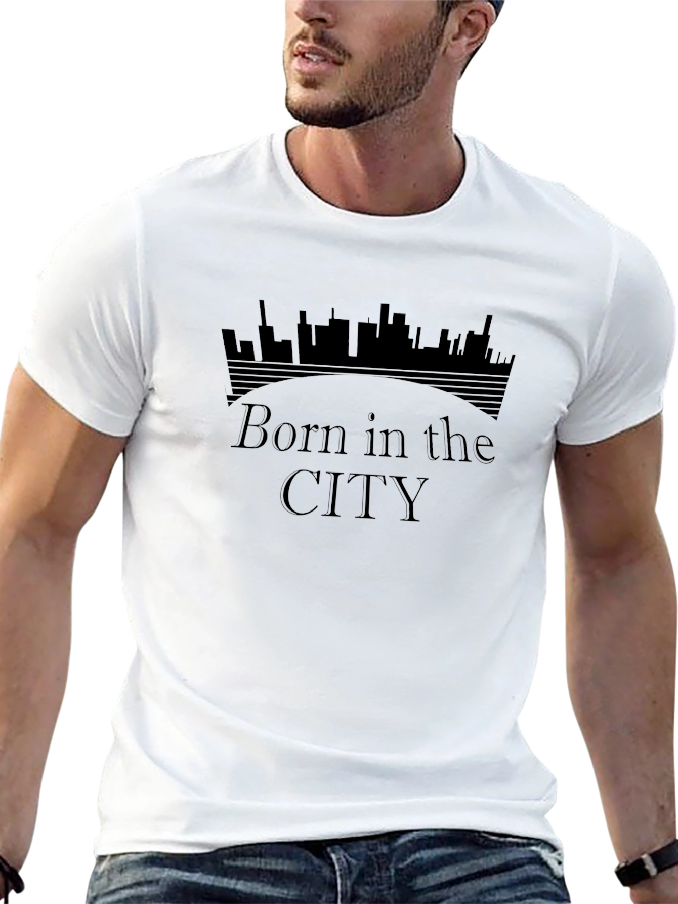 Born in the City Black T-Shirt