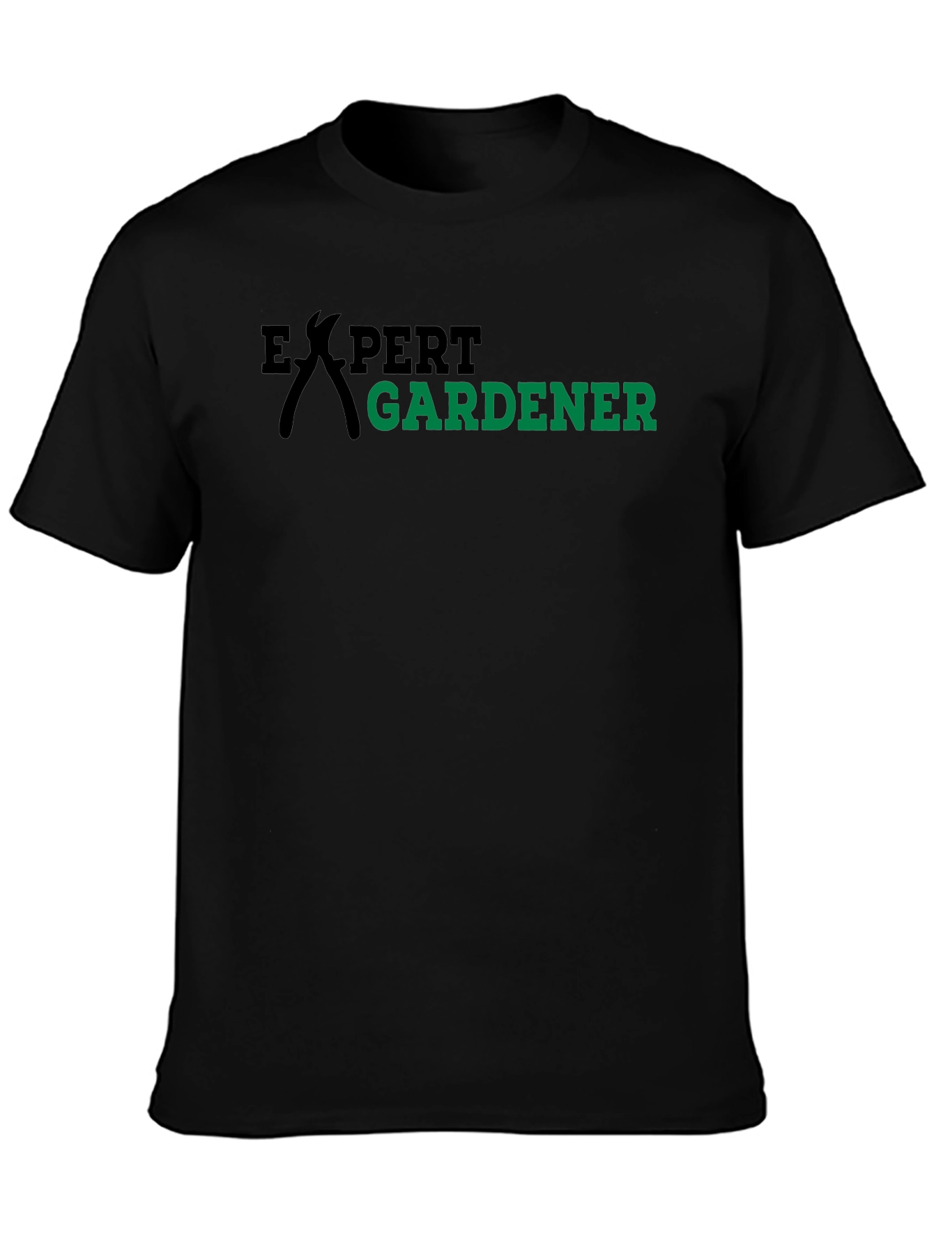 Expert Gardener Graphic T-Shirt - Black