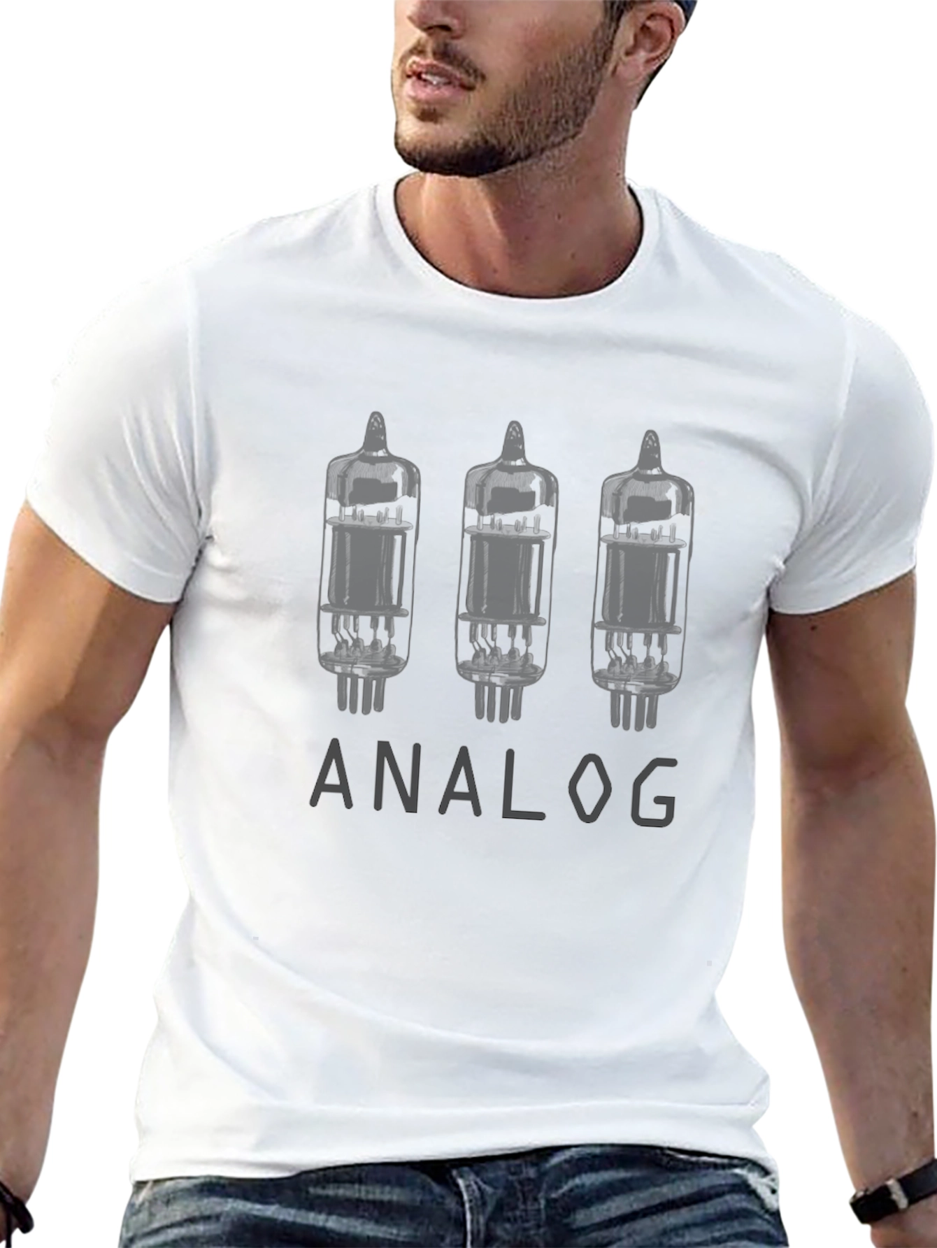 Analog Valve Tube T-Shirt - Classic Design