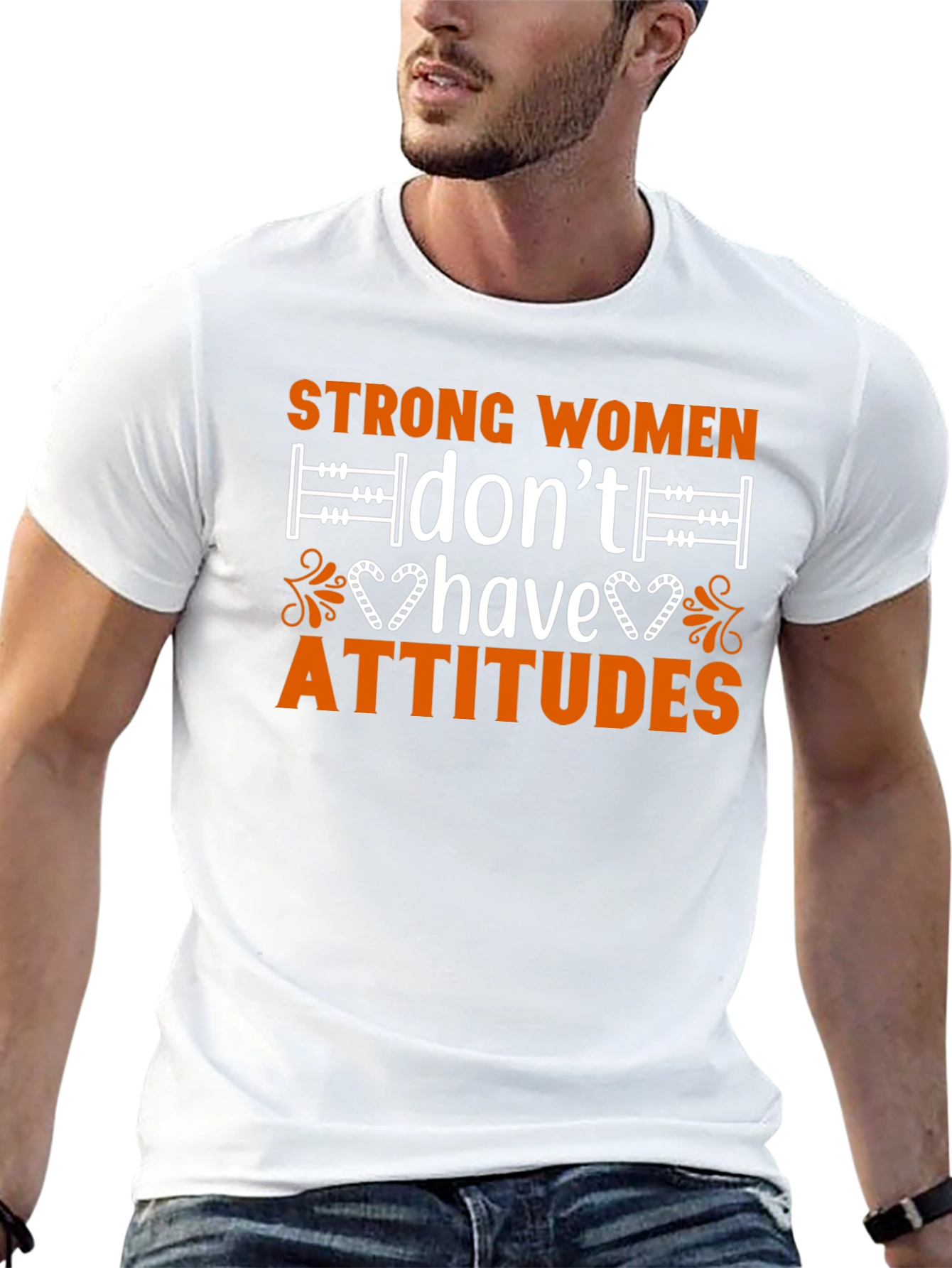Strong Women Attitude T-Shirt - Cotton Blend