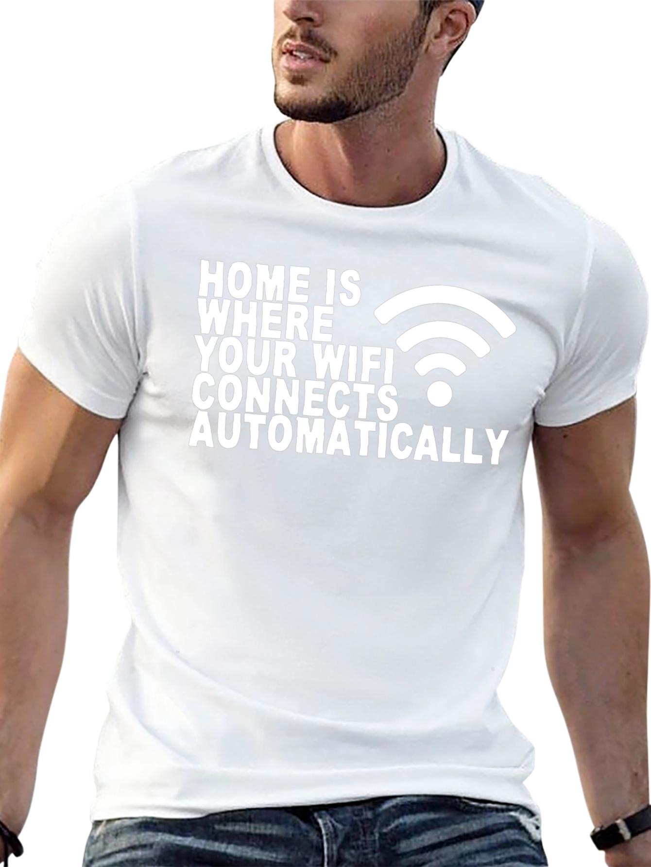 Home is Where WiFi Connects T-Shirt