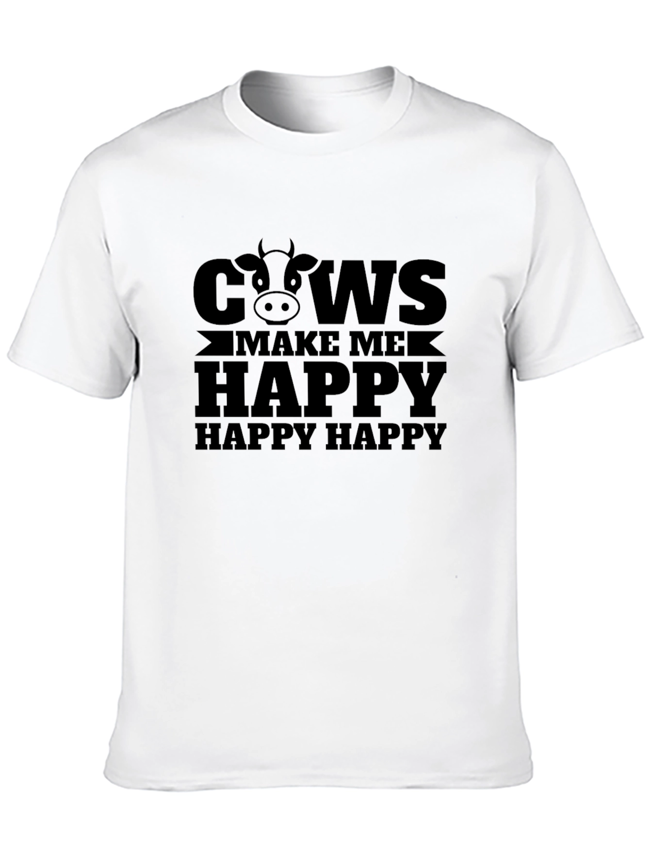 Cows Make Me Happy Graphic Tee