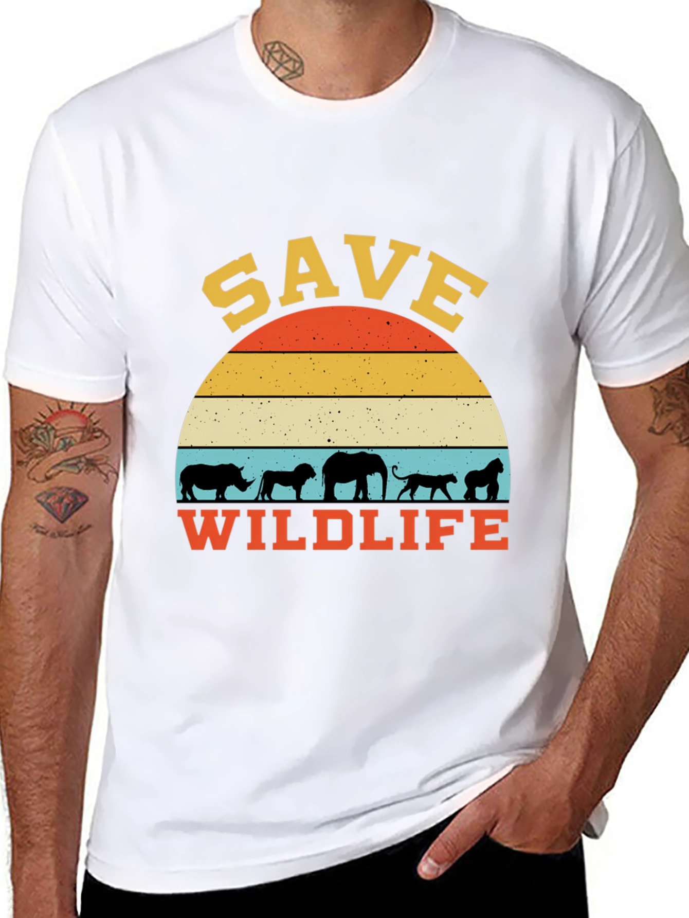 Save Wildlife T-Shirt - Graphic Tee
