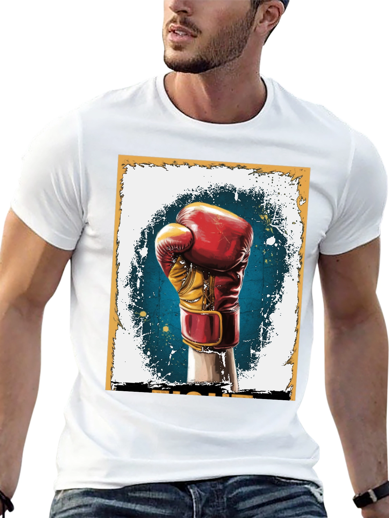 Fight Boxing Glove Graphic Tee