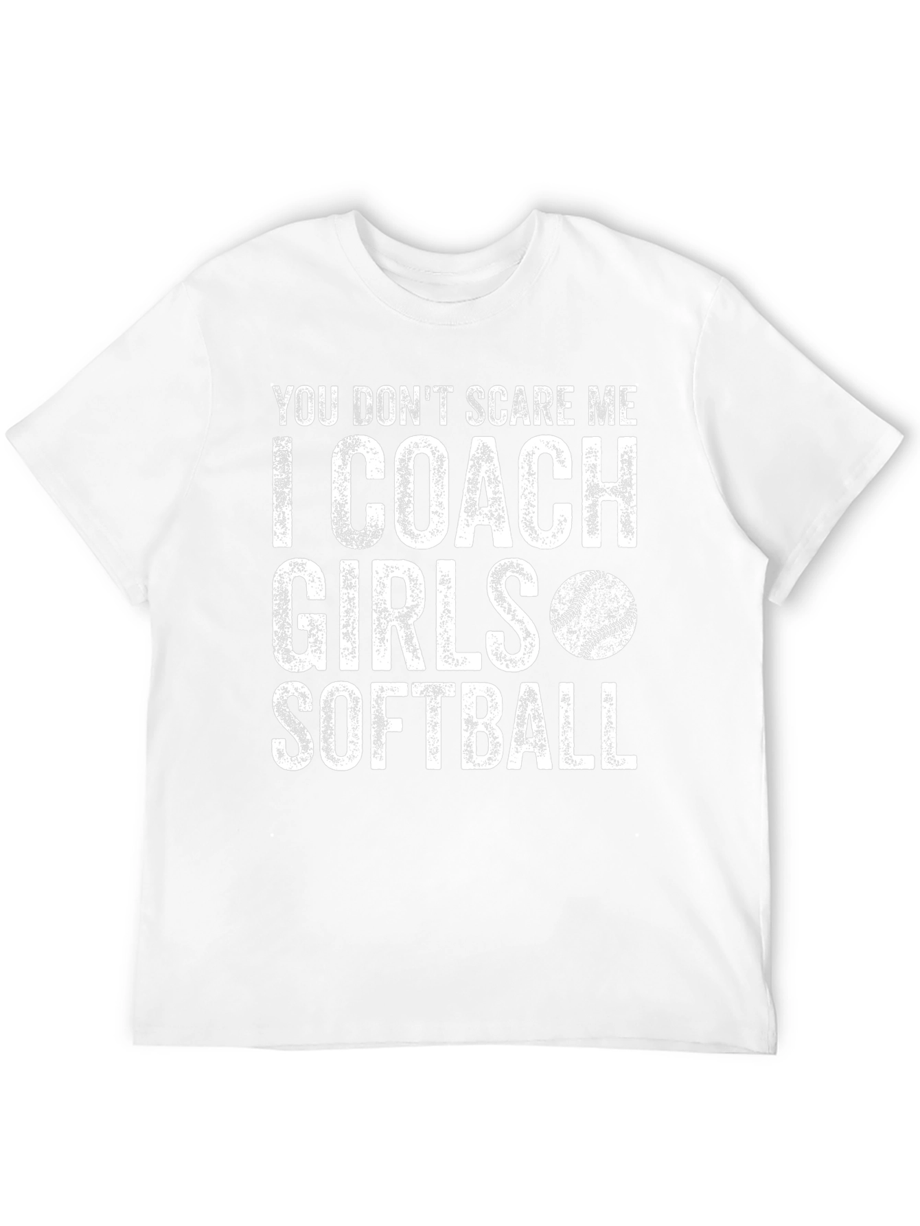 Coach Girls Softball T-Shirt Funny Team Tee