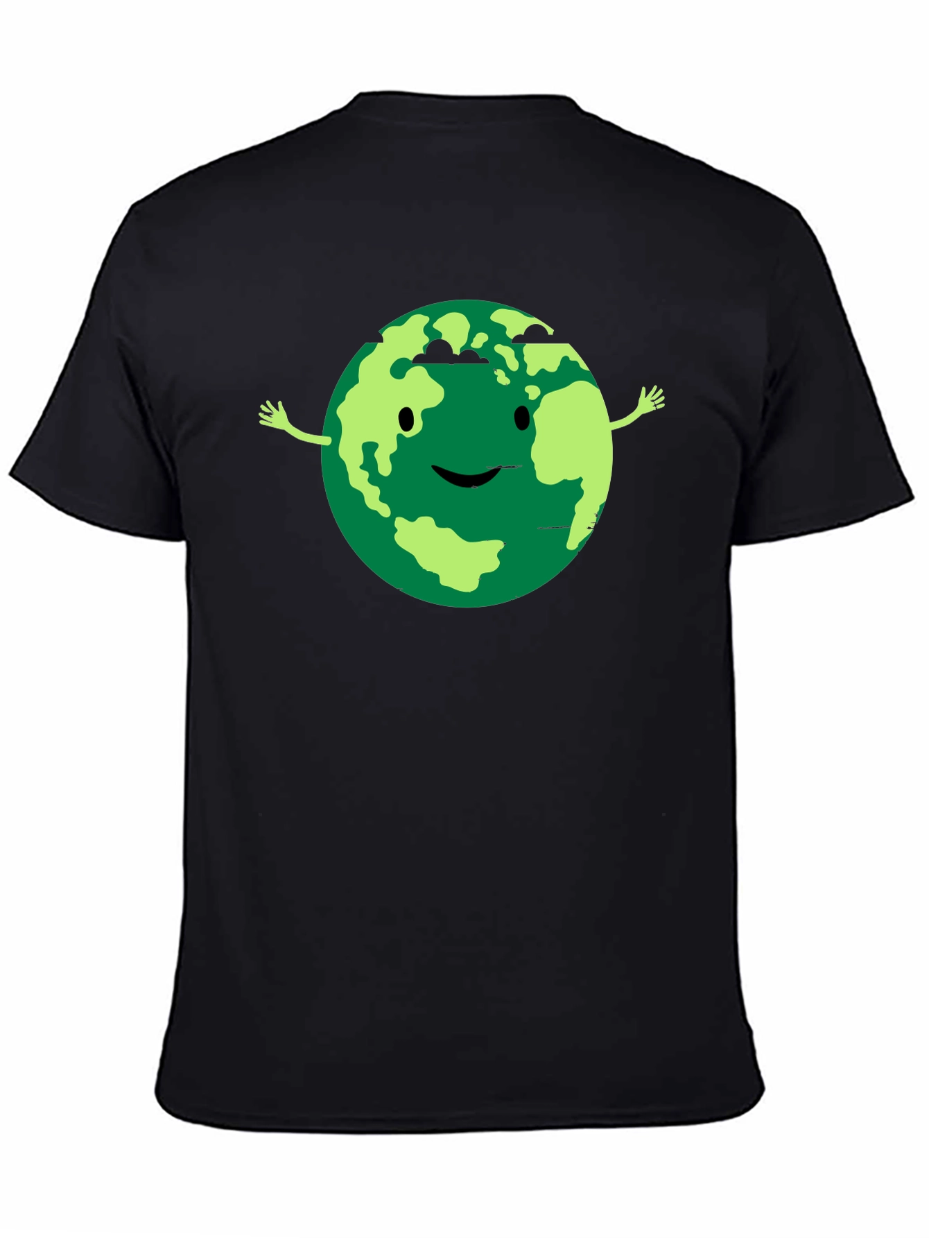 Earth Smiling Graphic T-Shirt