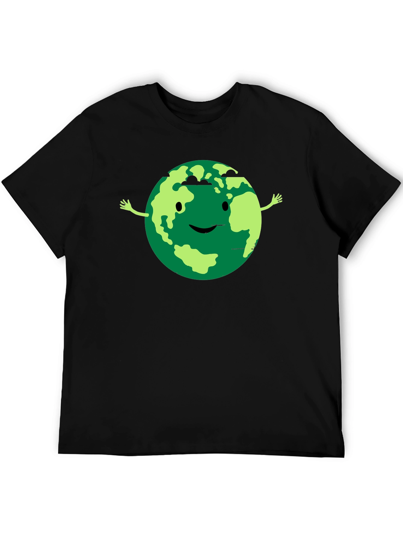 Earth Smiling Graphic T-Shirt