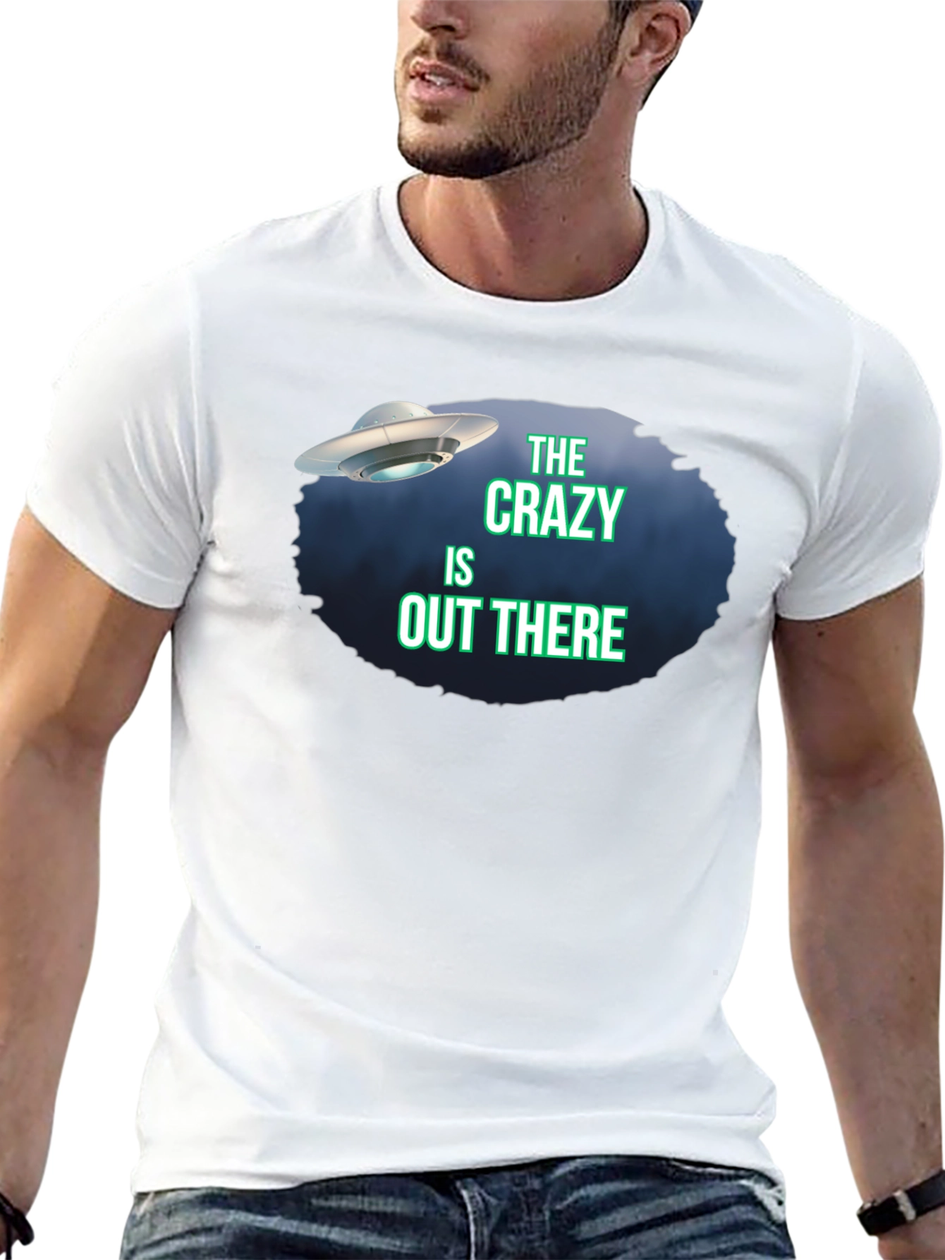 The Crazy Is Out There UFO Graphic Tee