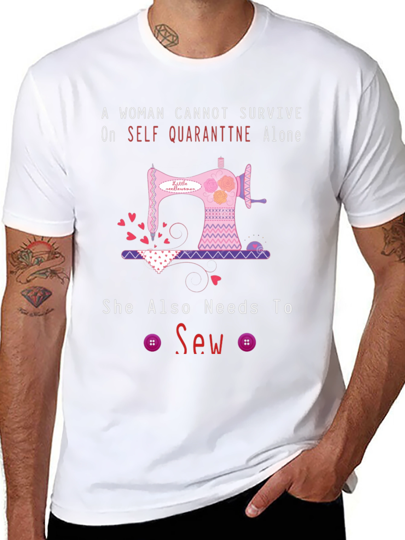Sewing Lover T-Shirt: Self-Quarantine Needs