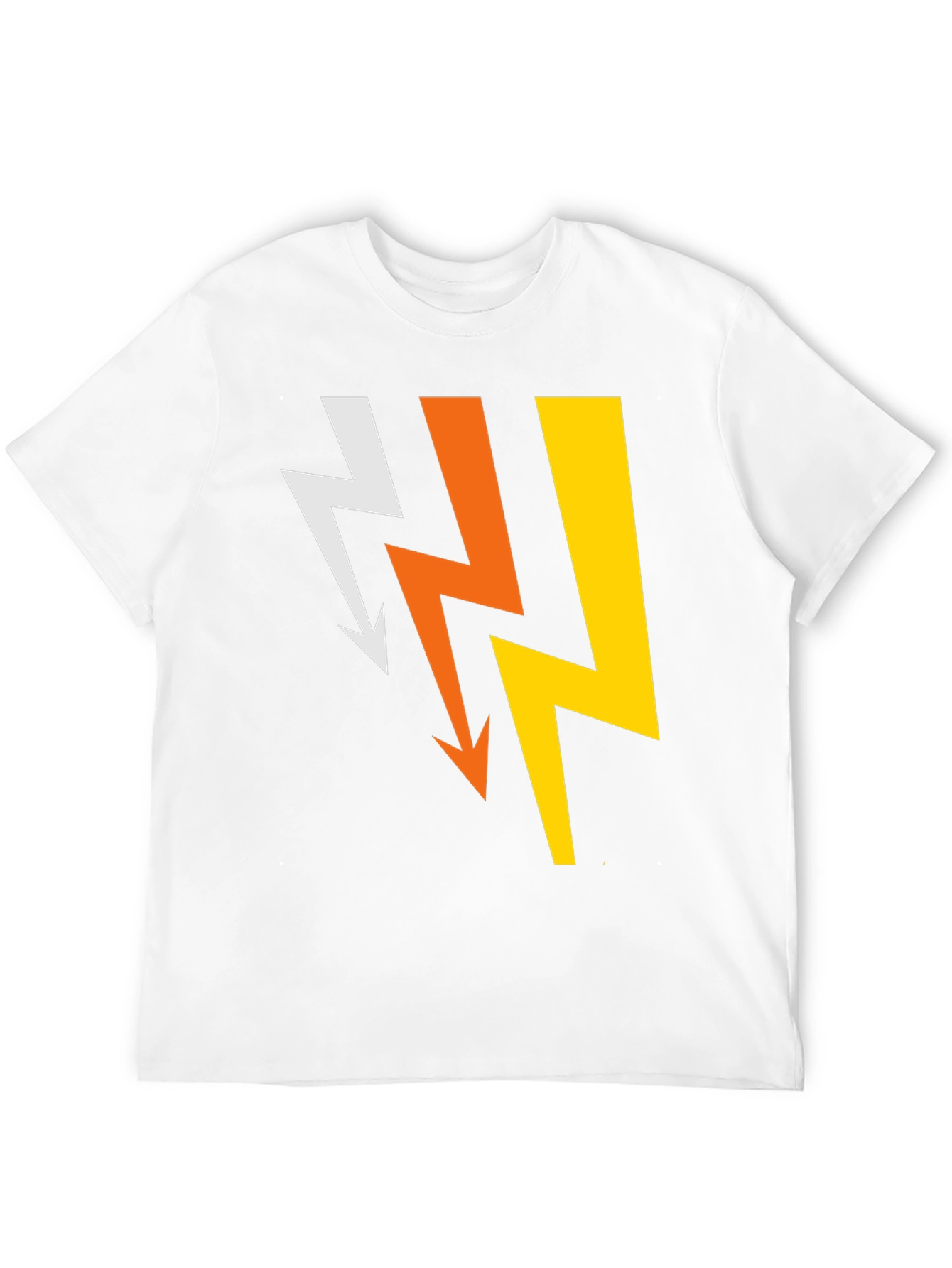 Lightning Bolt Graphic Tee - Mens Black T-Shirt