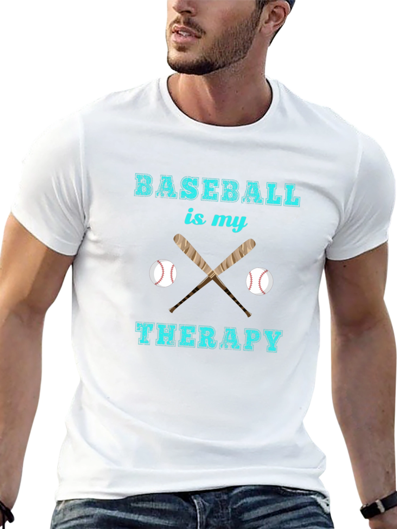 Baseball is My Therapy T-Shirt