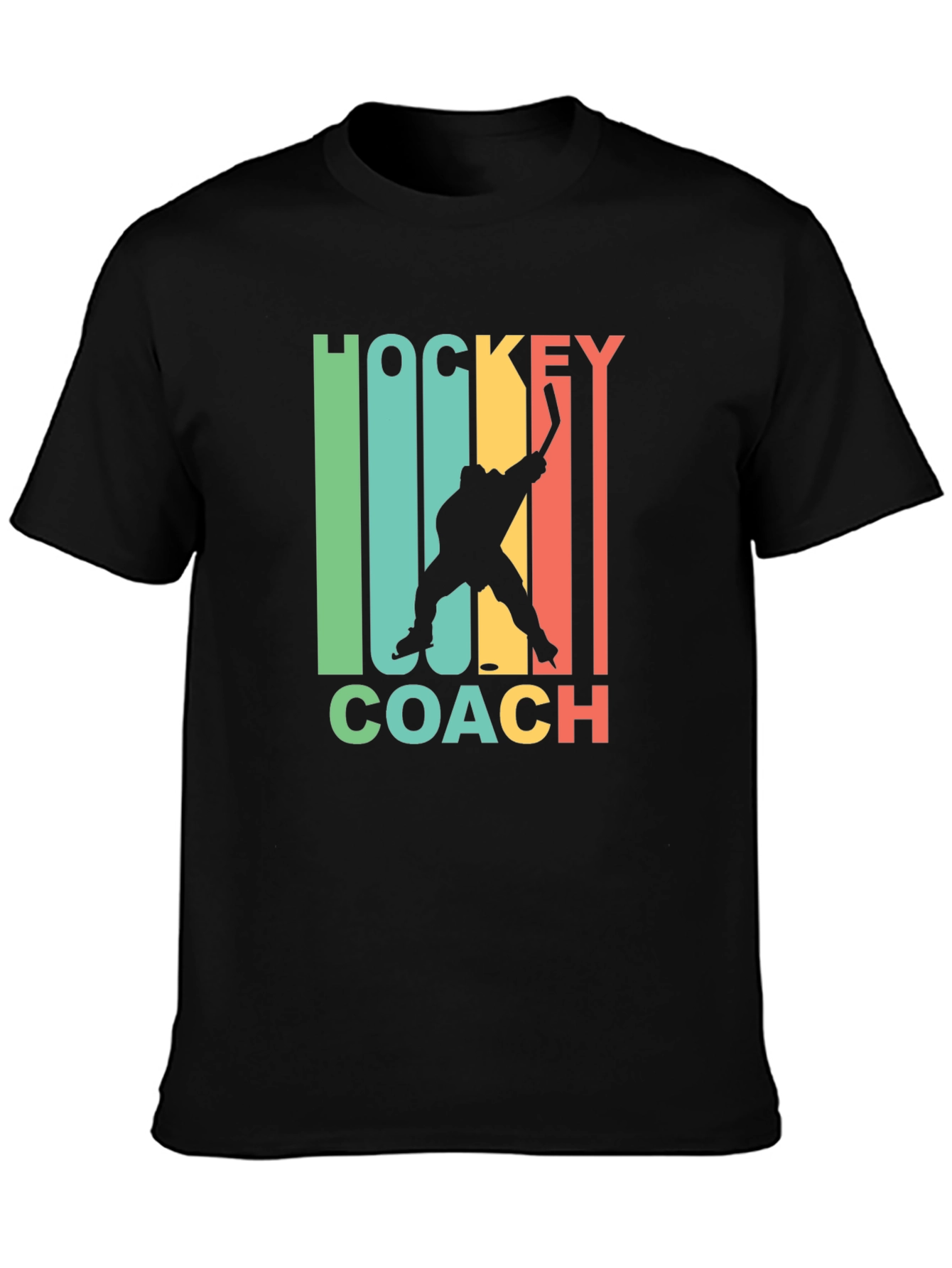 Hockey Coach Graphic Tee - Retro Style
