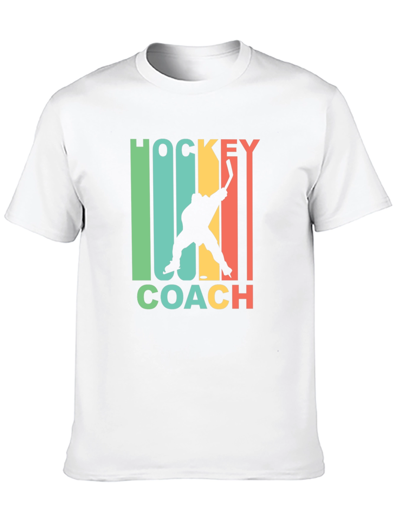 Hockey Coach Graphic Tee - Retro Style