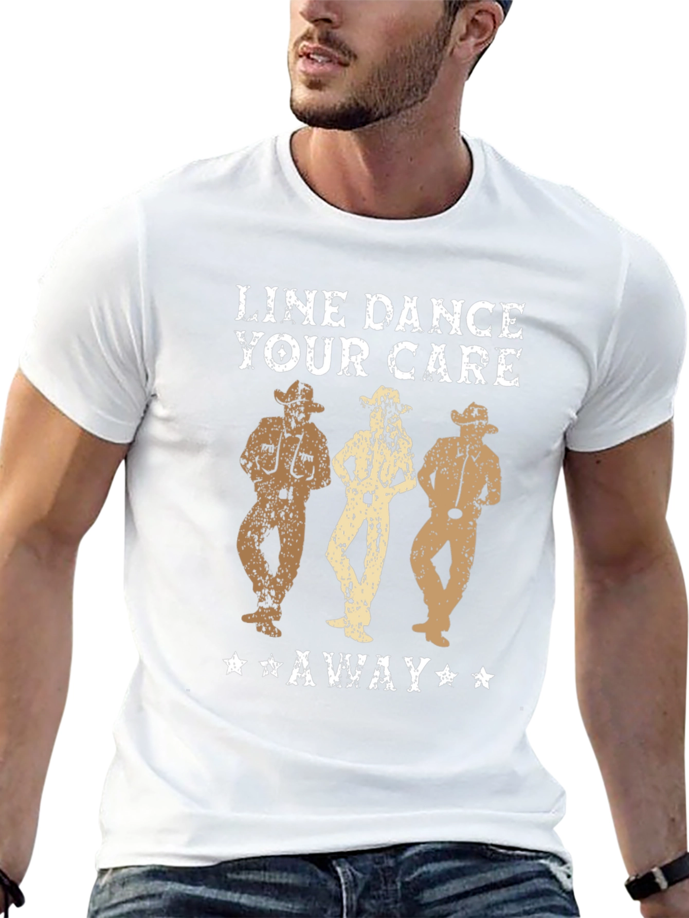 Line Dance Your Care Away T-Shirt