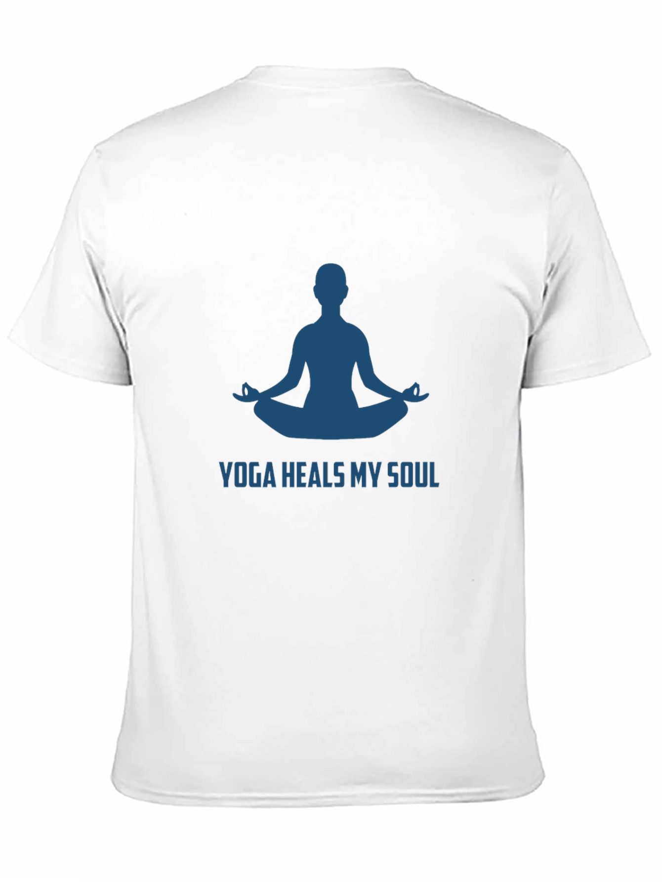 Yoga Heals My Soul Black T-Shirt