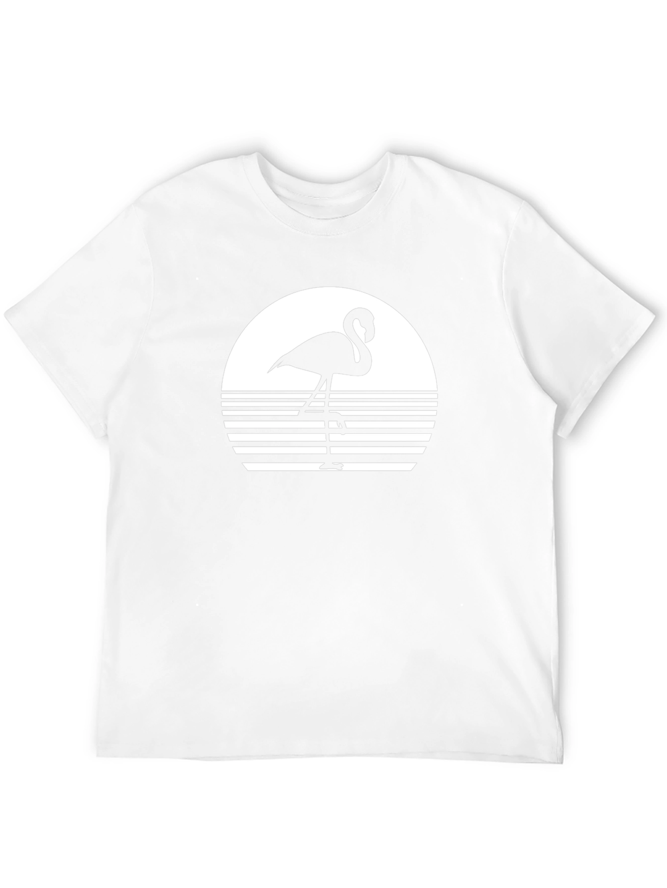 Black Flamingo Silhouette T-Shirt