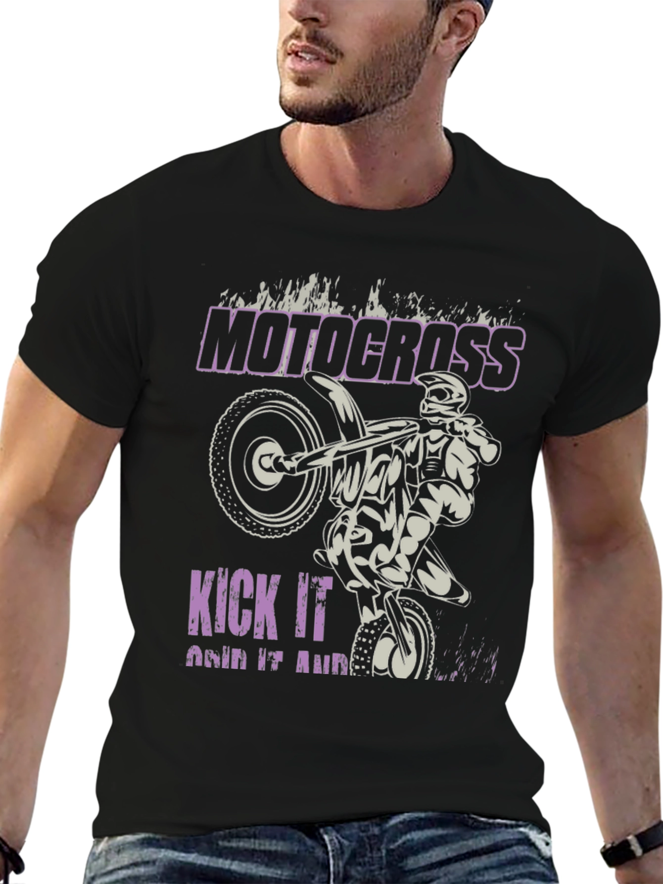 Motocross Kick It Graphic Tee