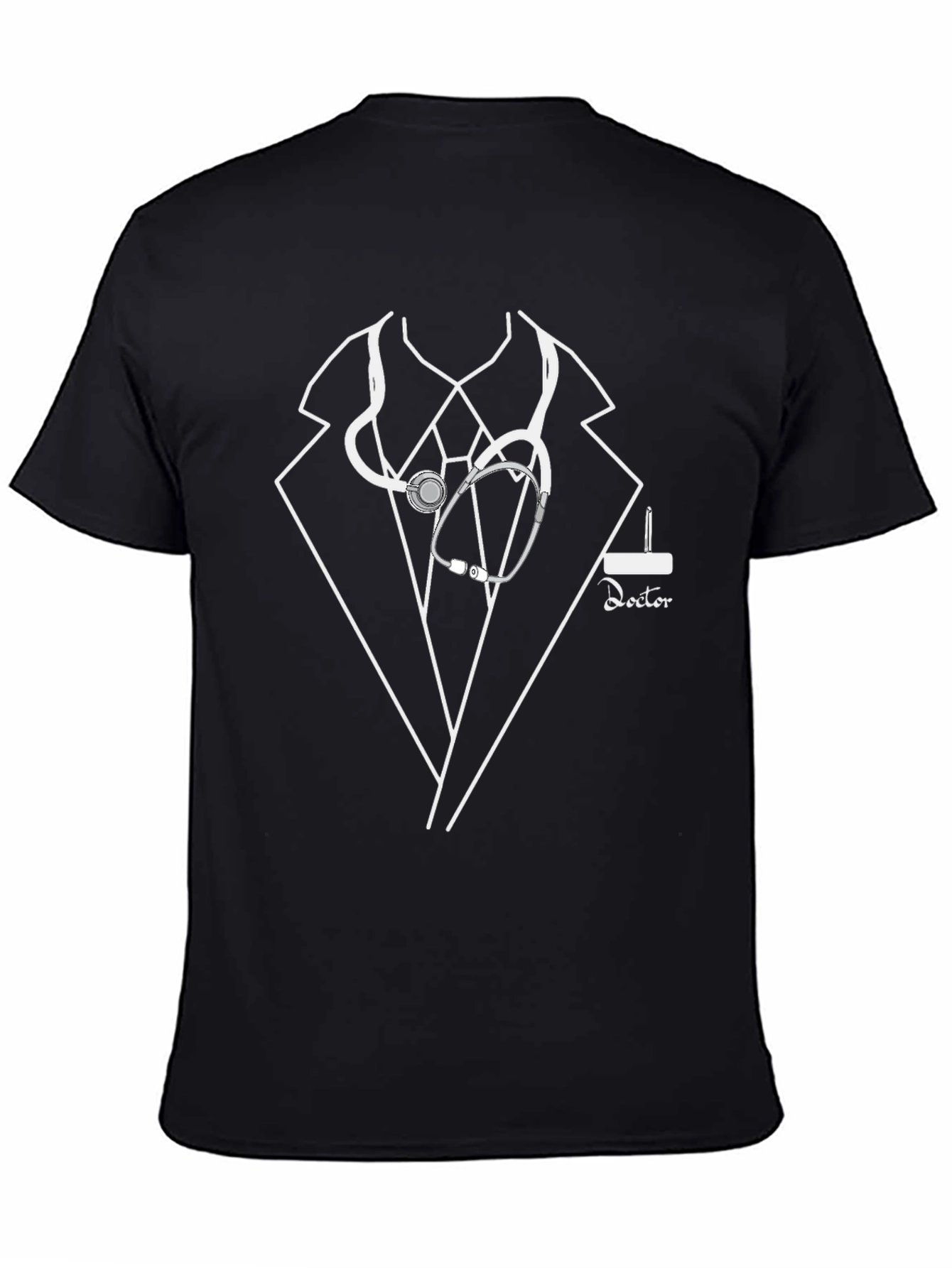 Doctor Outfit T-Shirt - Novelty Stethoscope Tee