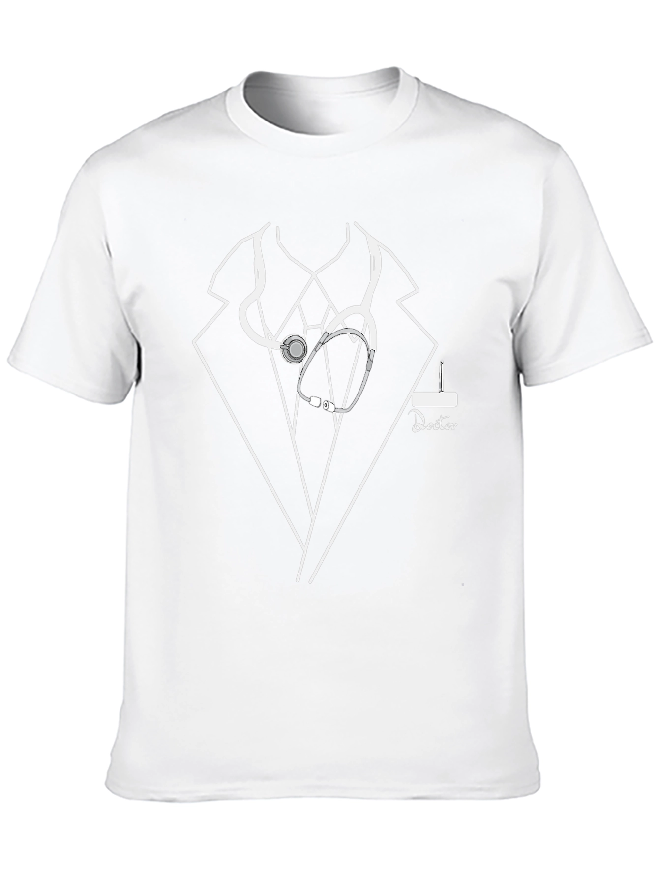 Doctor Outfit T-Shirt - Novelty Stethoscope Tee