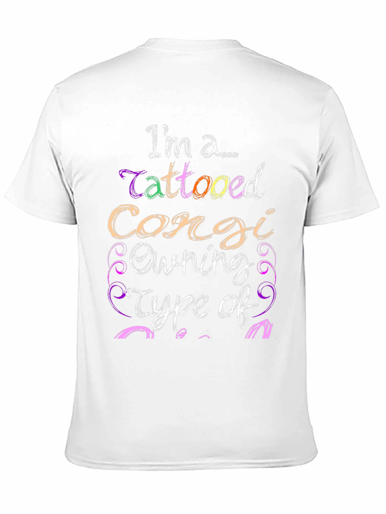 Tattooed Corgi Owner Graphic Tee