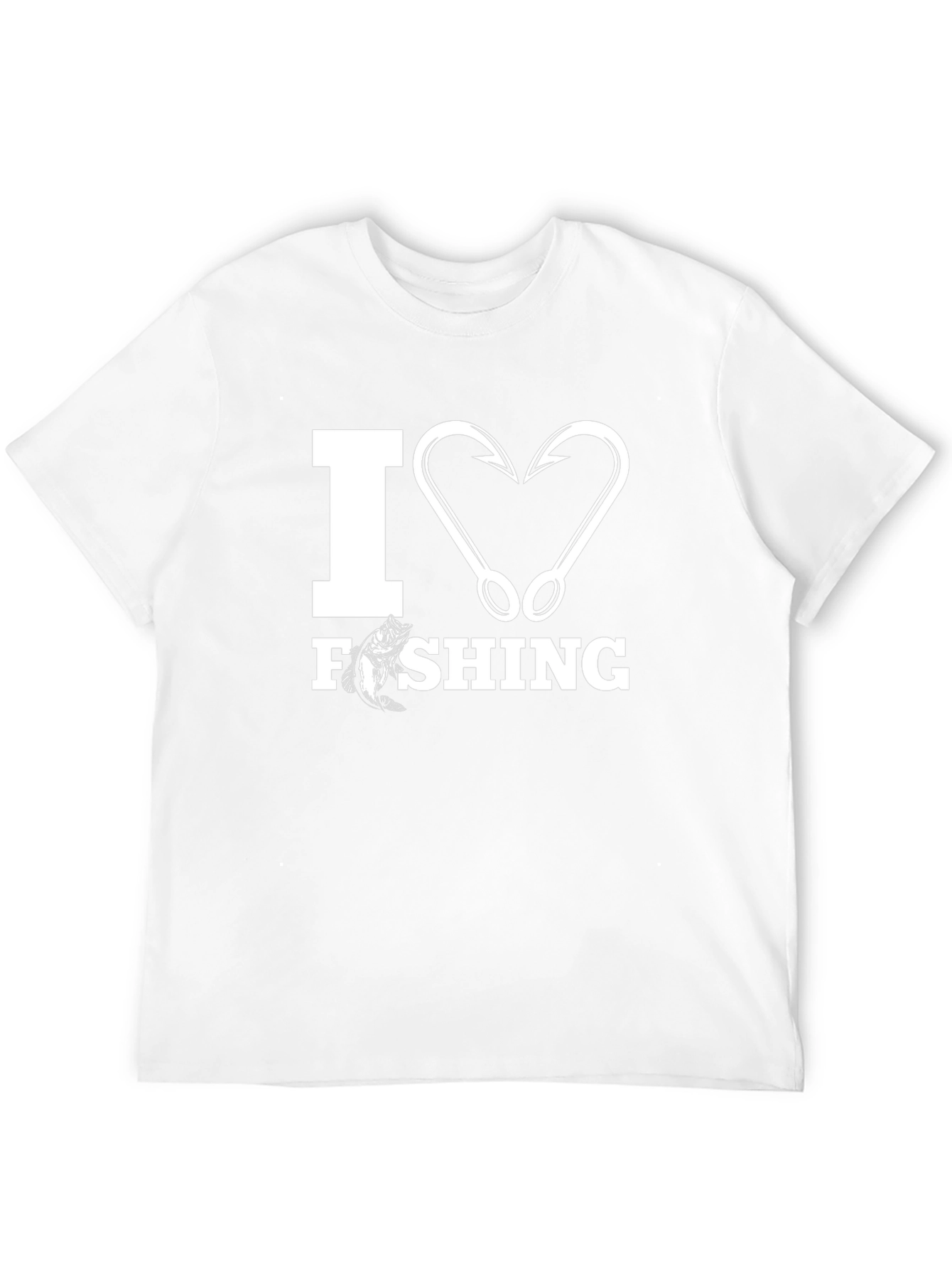 I Heart Fishing Graphic T-Shirt