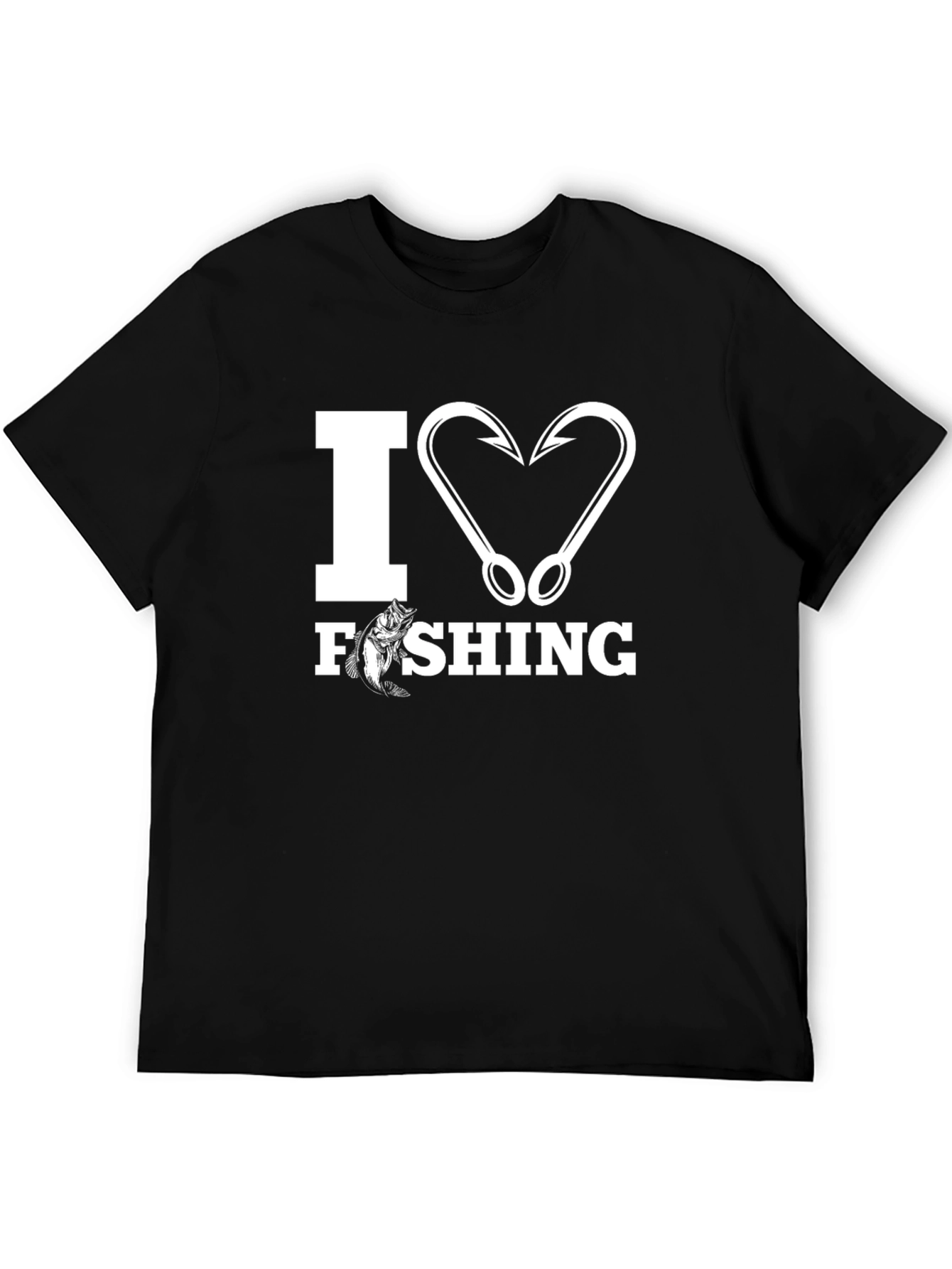 I Heart Fishing Graphic T-Shirt