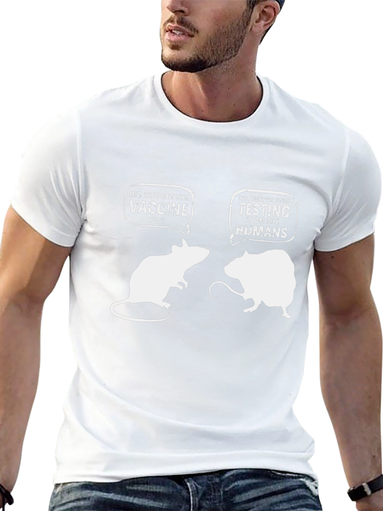 Funny Vaccine T-Shirt: Lab Rat Humor Tee