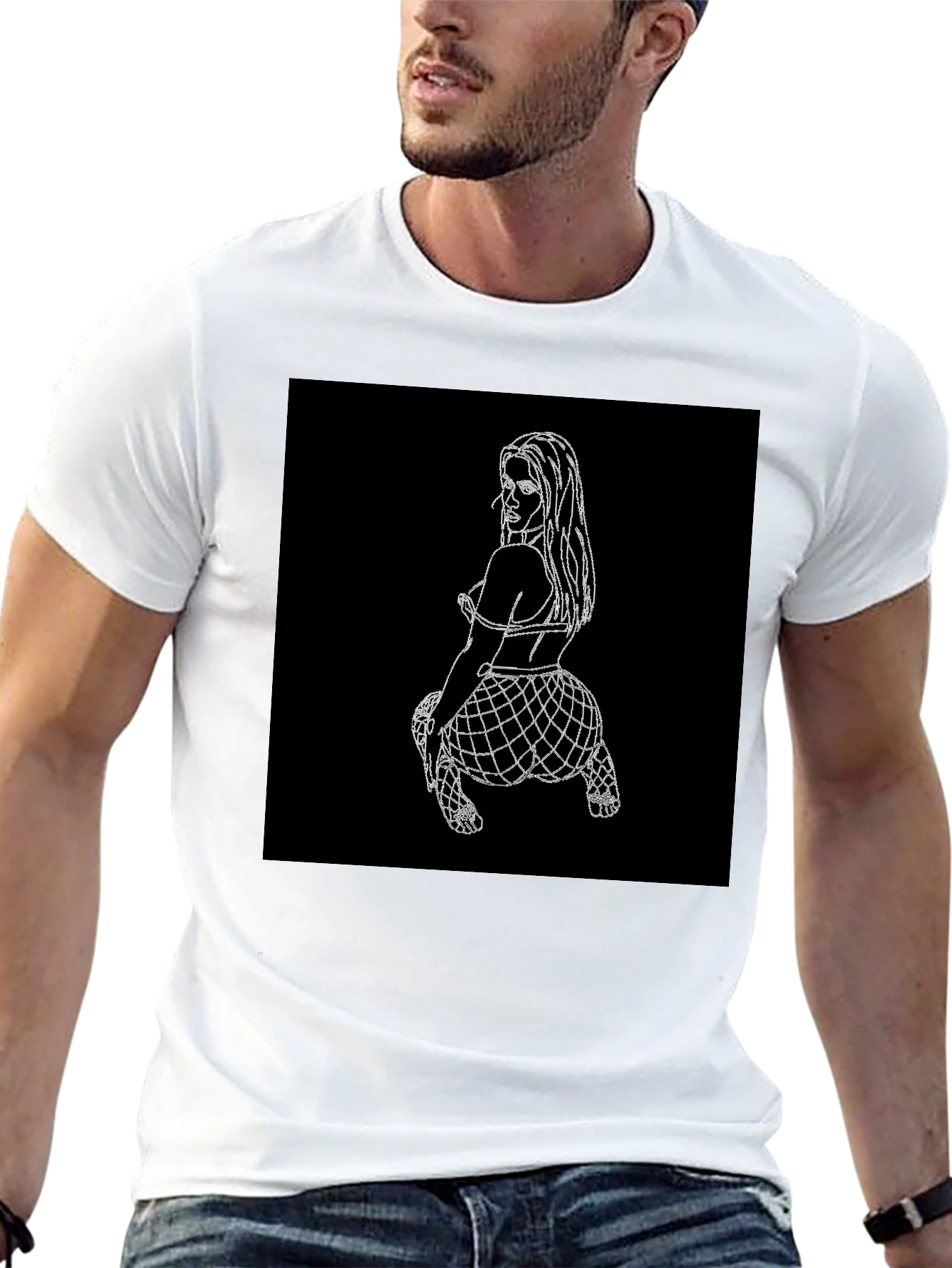 Unique Graphic Tee - Black Shirt with Bold Design