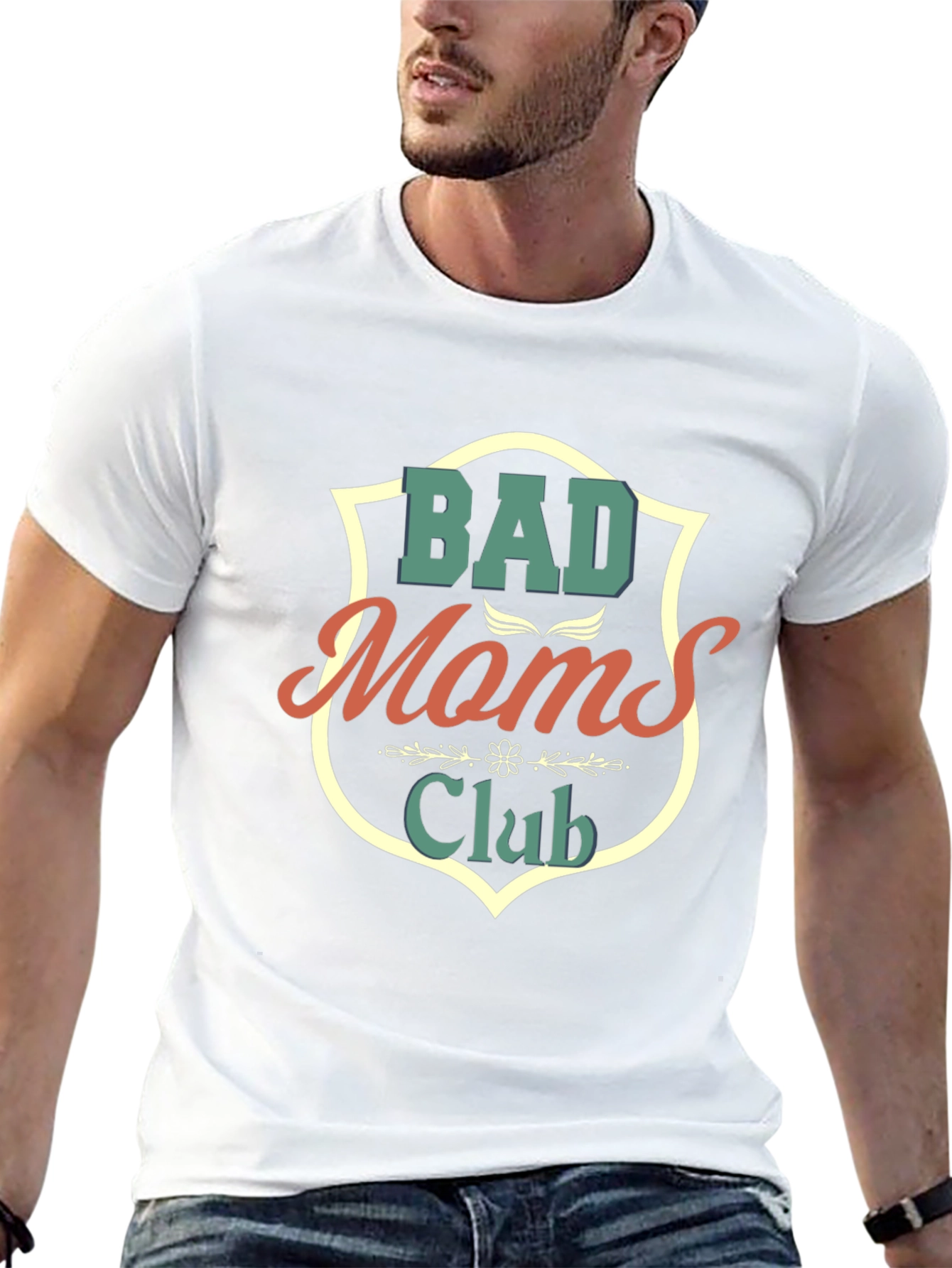 Bad Moms Club T-Shirt - Novelty Graphic Tee