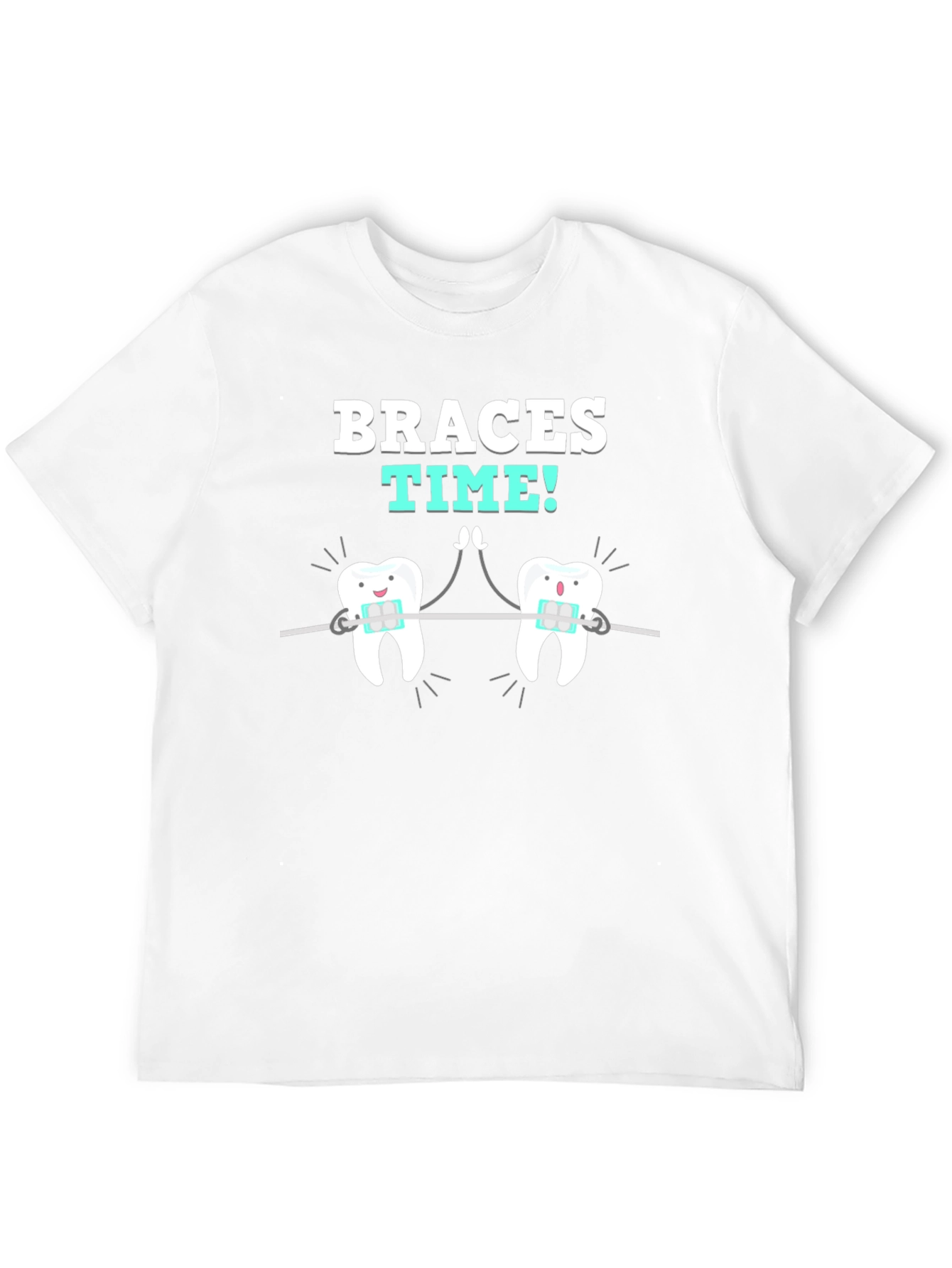 Braces Time T-Shirt - Dental Humor Tee