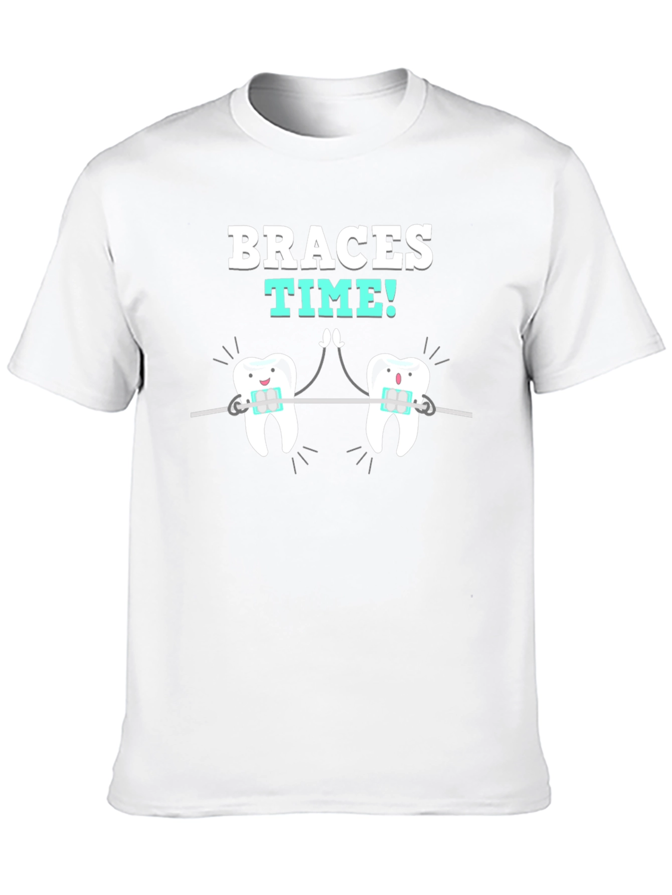 Braces Time T-Shirt - Dental Humor Tee