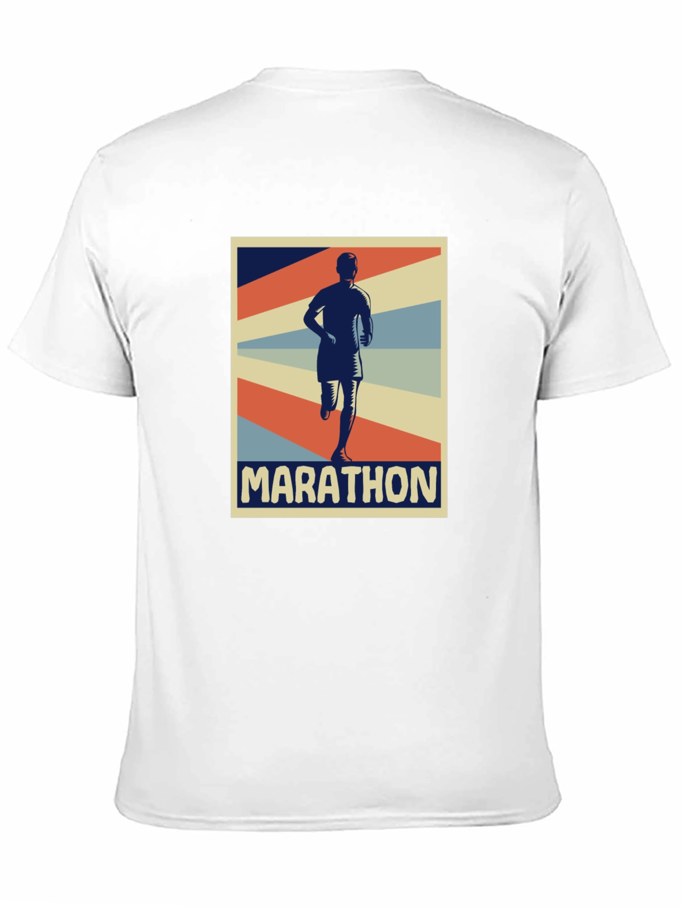 Marathon Runner Graphic Tee - Retro Style