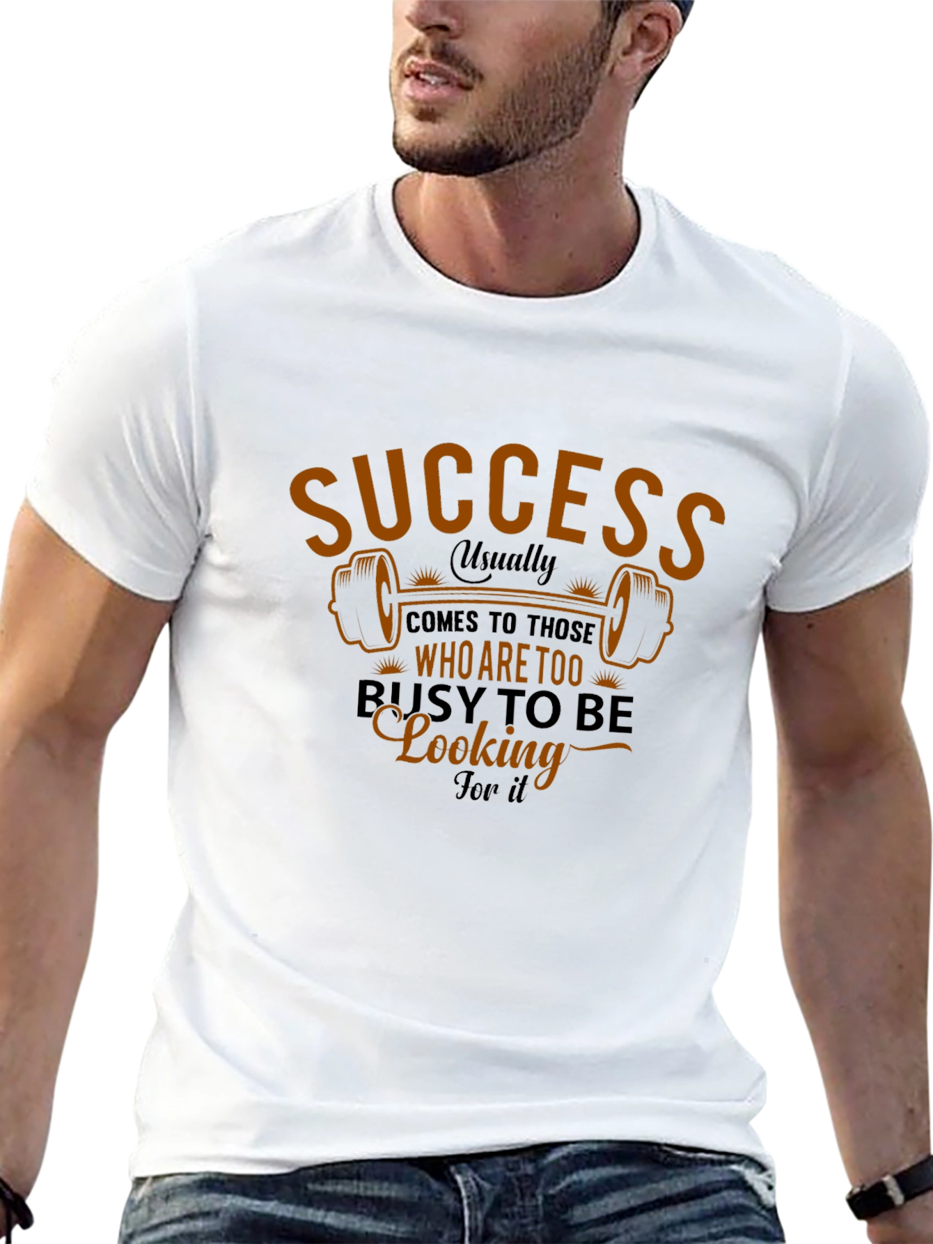Success Graphic T-Shirt - Motivational Gym Apparel