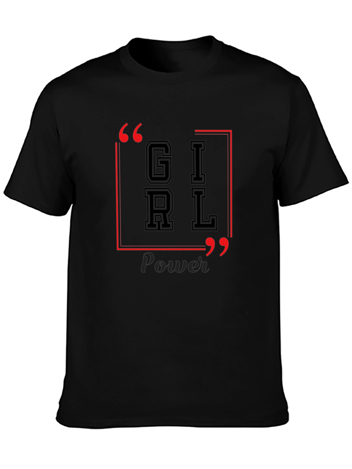 Girl Power Graphic Tee - Stylish Empowerment