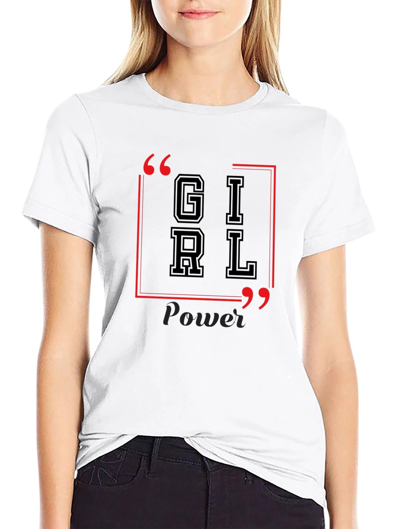 Girl Power Graphic Tee - Stylish Empowerment
