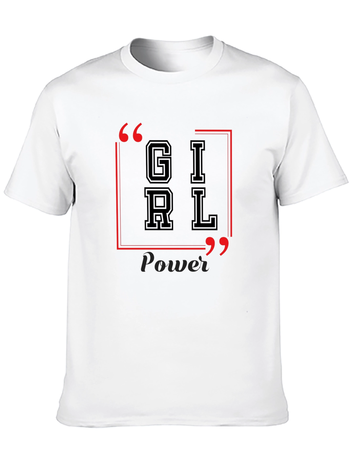 Girl Power Graphic Tee - Stylish Empowerment