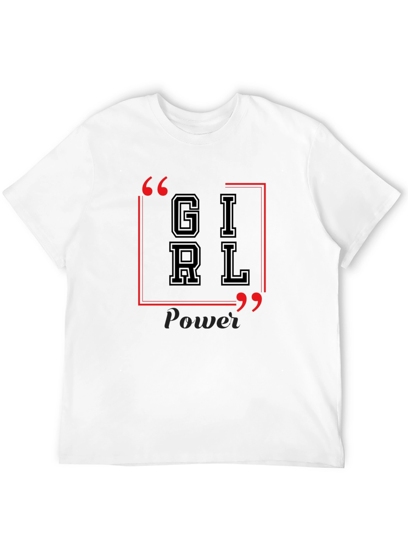 Girl Power Graphic Tee - Stylish Empowerment