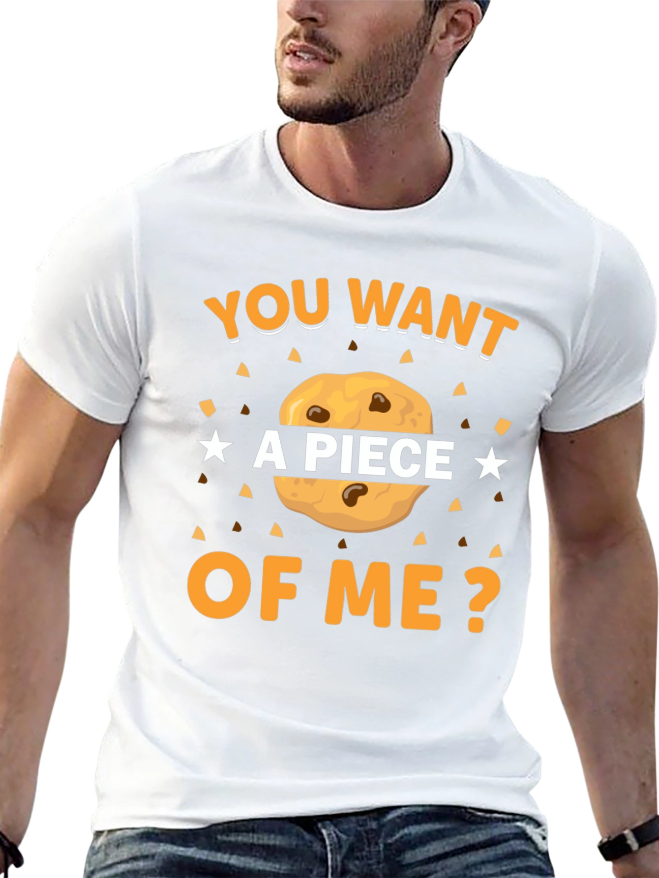 Want a Piece of Me? Cookie Graphic T-Shirt